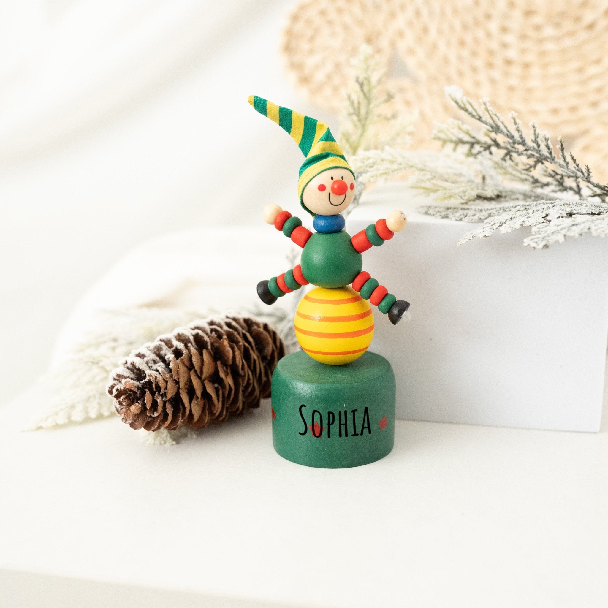 SMALL FOOT Drückerfiguren - Weihnachten - wunderwunsch