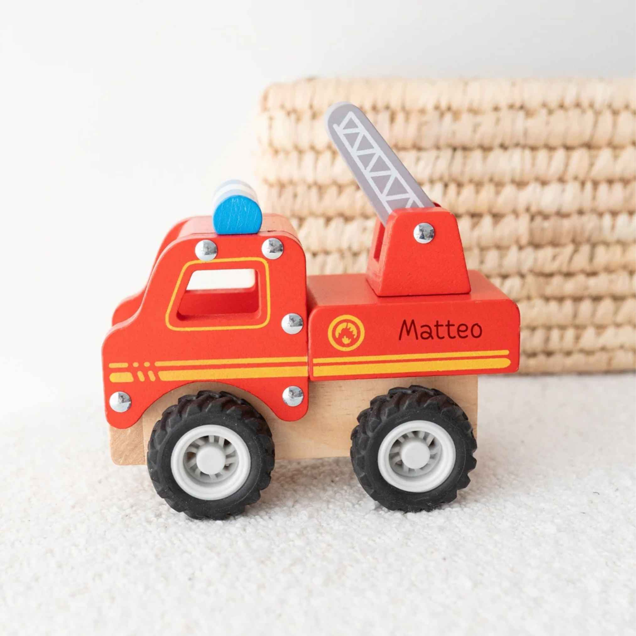 SMALL FOOT Feuerwehrauto personalisierbar - wunderwunsch