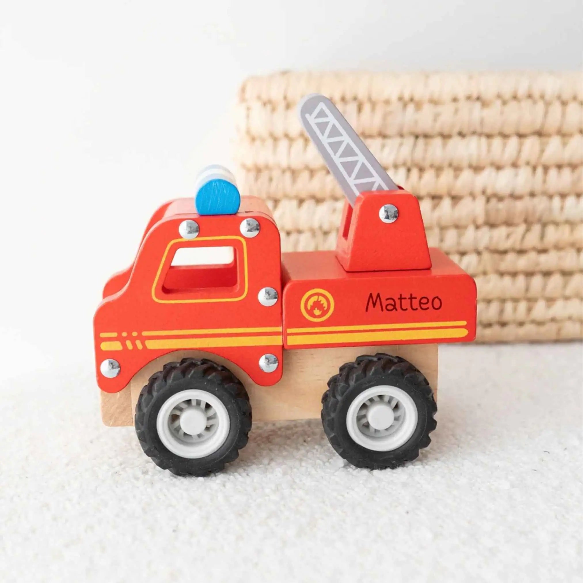 SMALL FOOT Feuerwehrauto personalisierbar - wunderwunsch