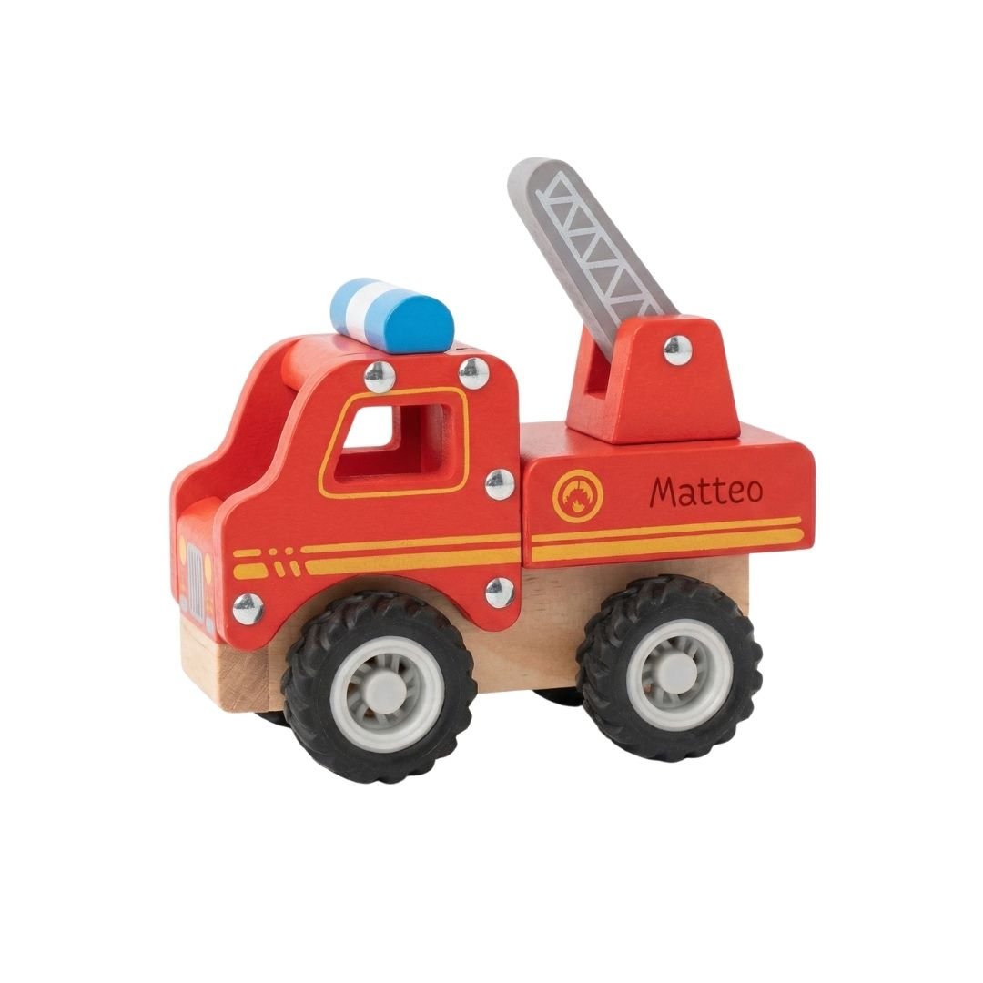 SMALL FOOT Feuerwehrauto personalisierbar - wunderwunsch