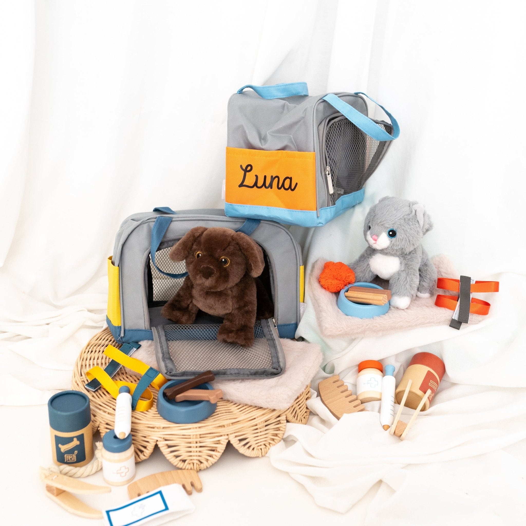 SMALL FOOT Haustier - Set Hund/Katze - wunderwunsch