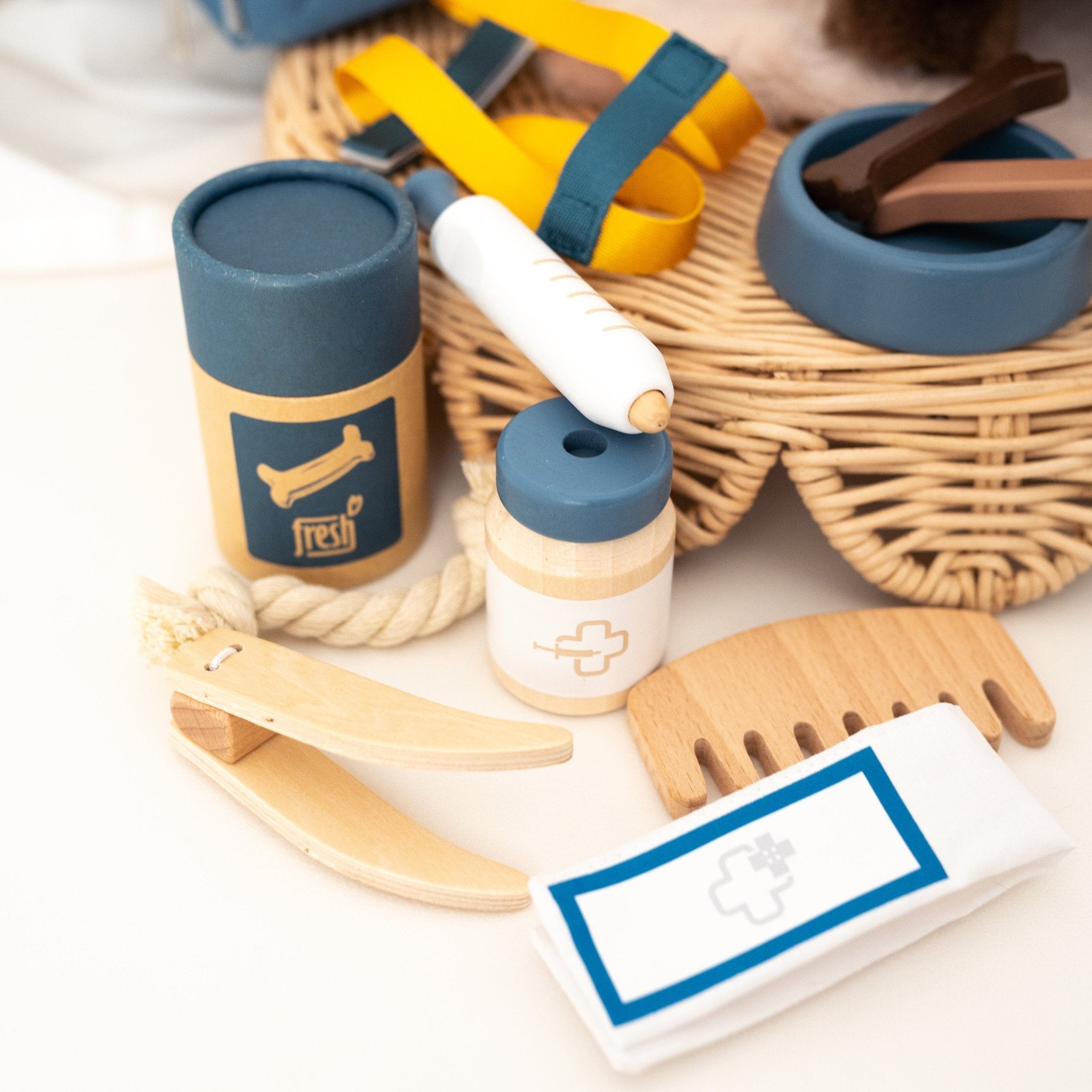 SMALL FOOT Haustier - Set Hund/Katze - wunderwunsch