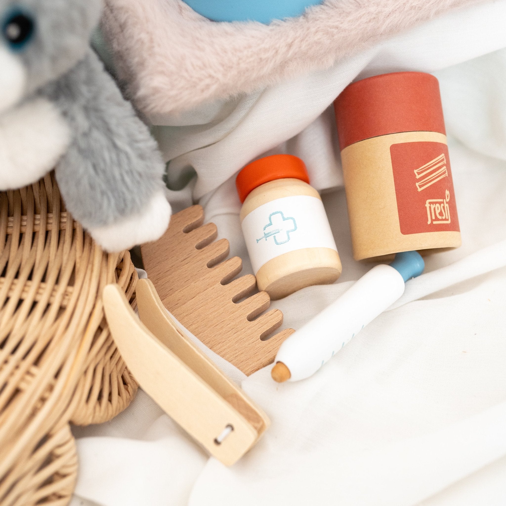 SMALL FOOT Haustier - Set Hund/Katze - wunderwunsch