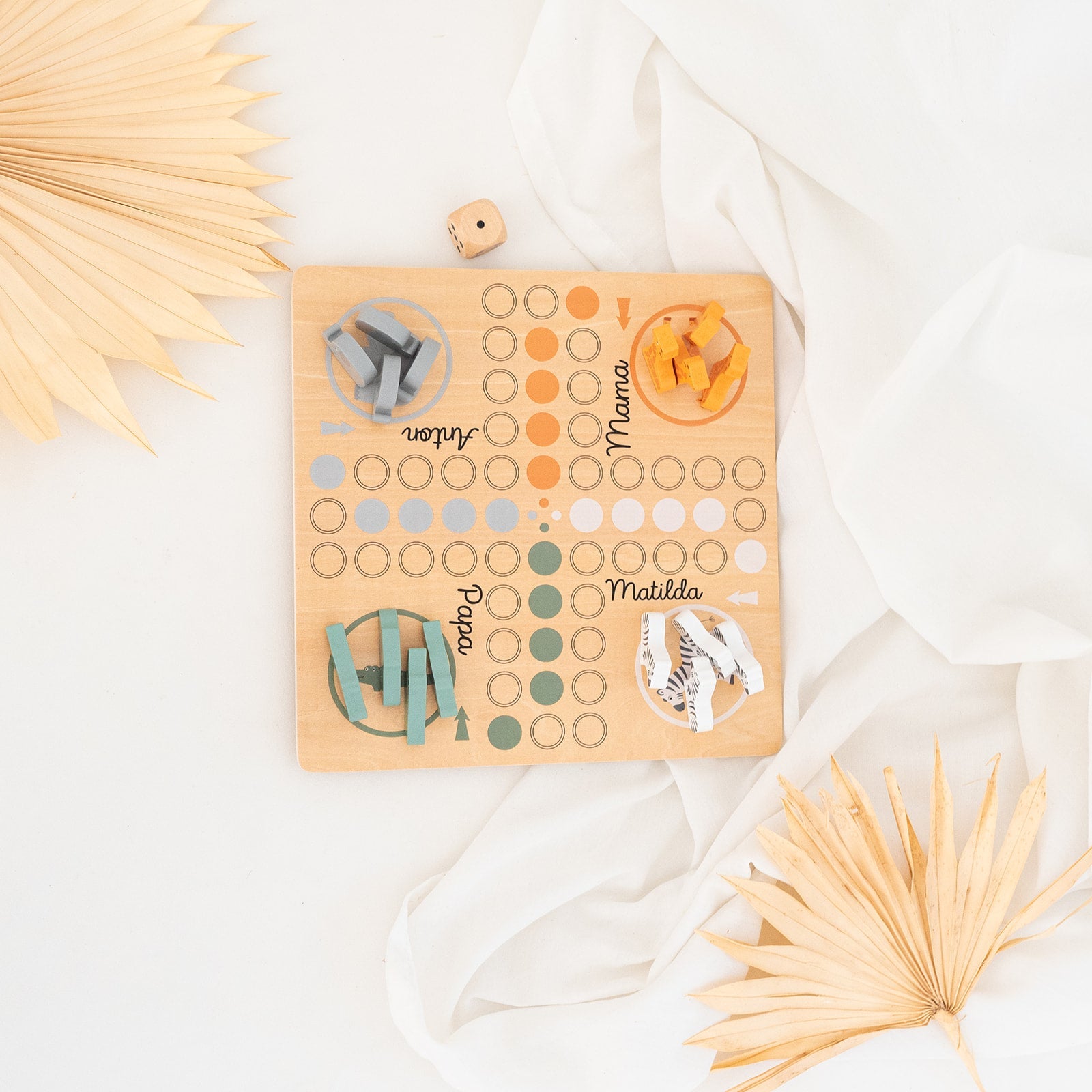 SMALL FOOT Ludo Spiel Safari "Natur" - wunderwunsch