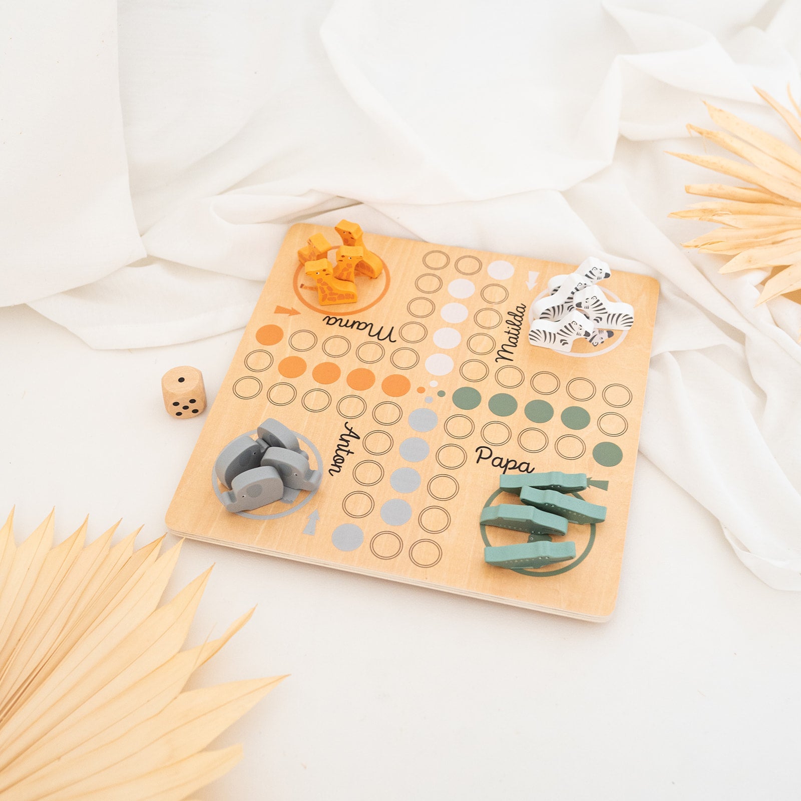 SMALL FOOT Ludo Spiel Safari "Natur" - wunderwunsch