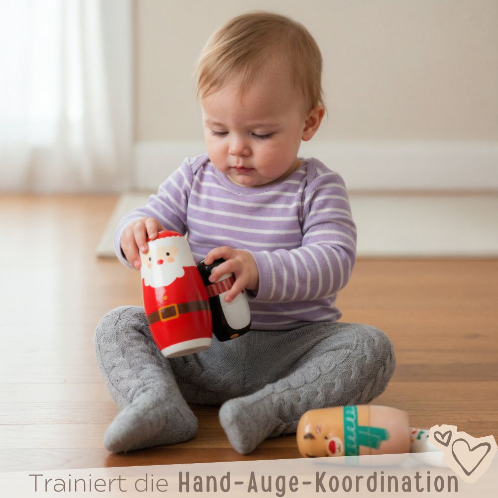 SMALL FOOT Matrjoschka Weihnachten - wunderwunsch