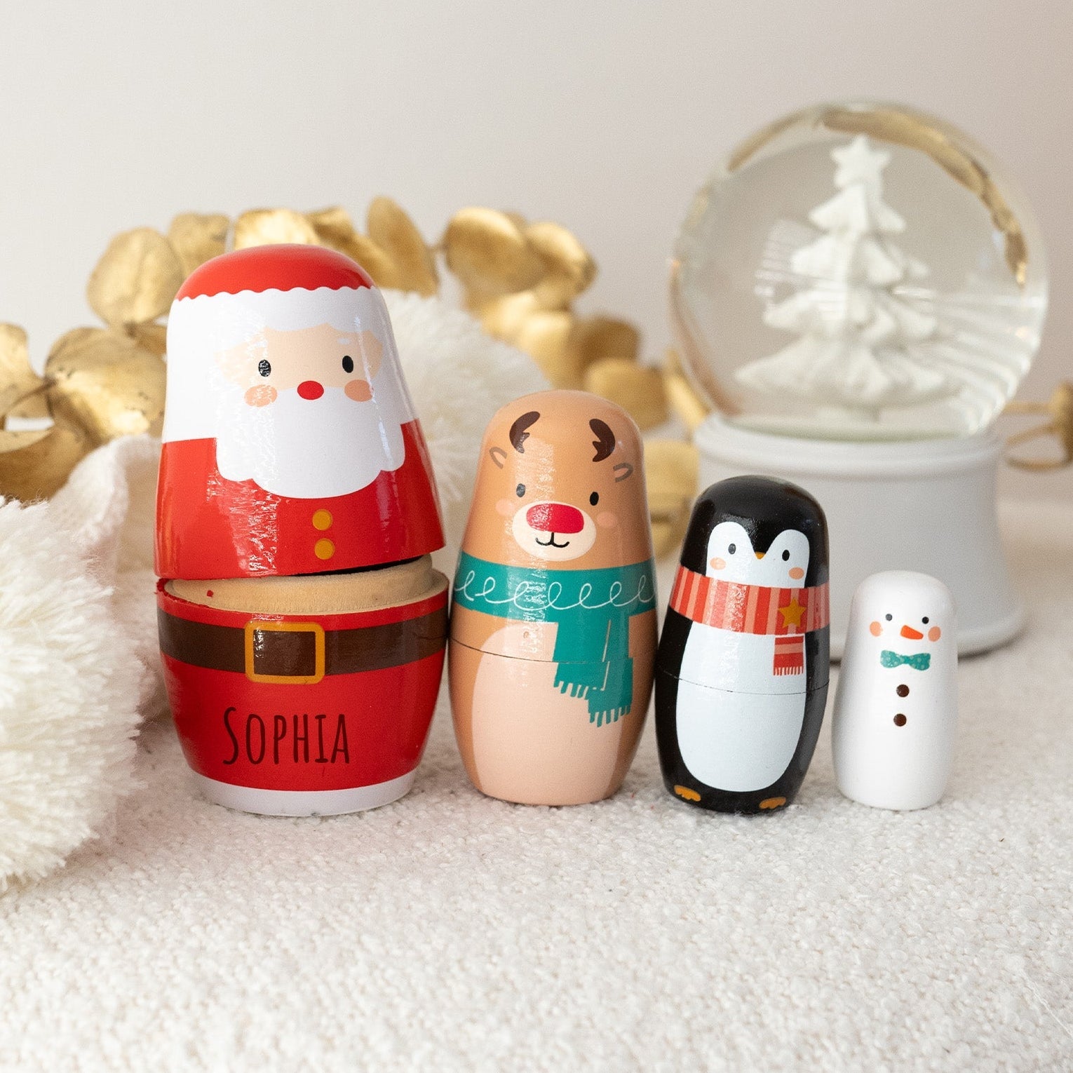 SMALL FOOT Matrjoschka Weihnachten - wunderwunsch