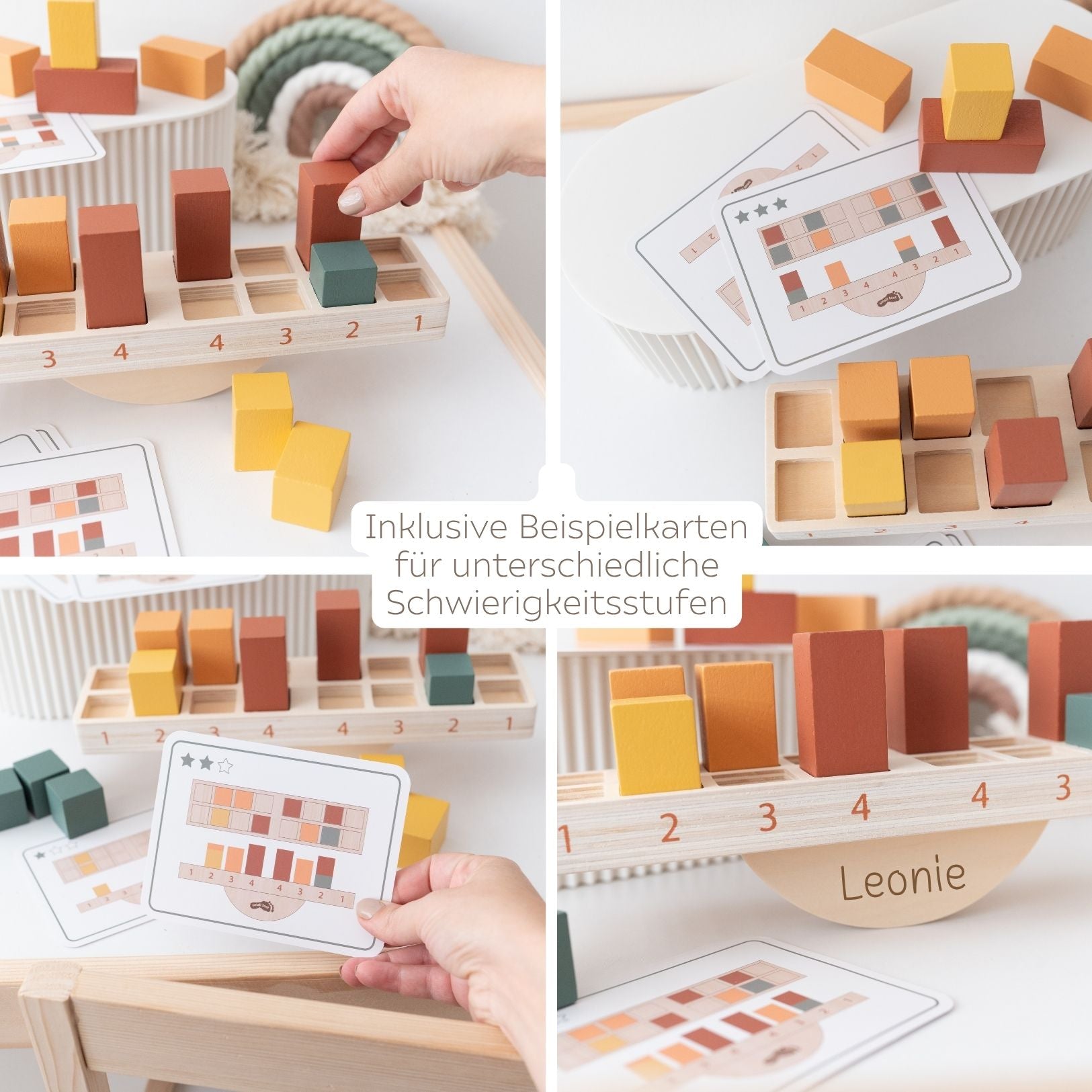 SMALL FOOT Montessori Balancierspiel personalisierbar - wunderwunsch