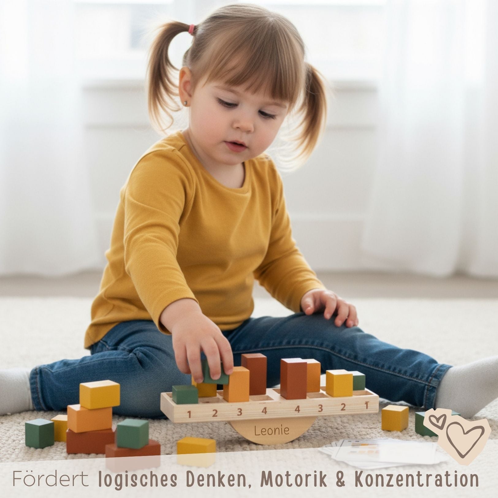 SMALL FOOT Montessori Balancierspiel personalisierbar - wunderwunsch
