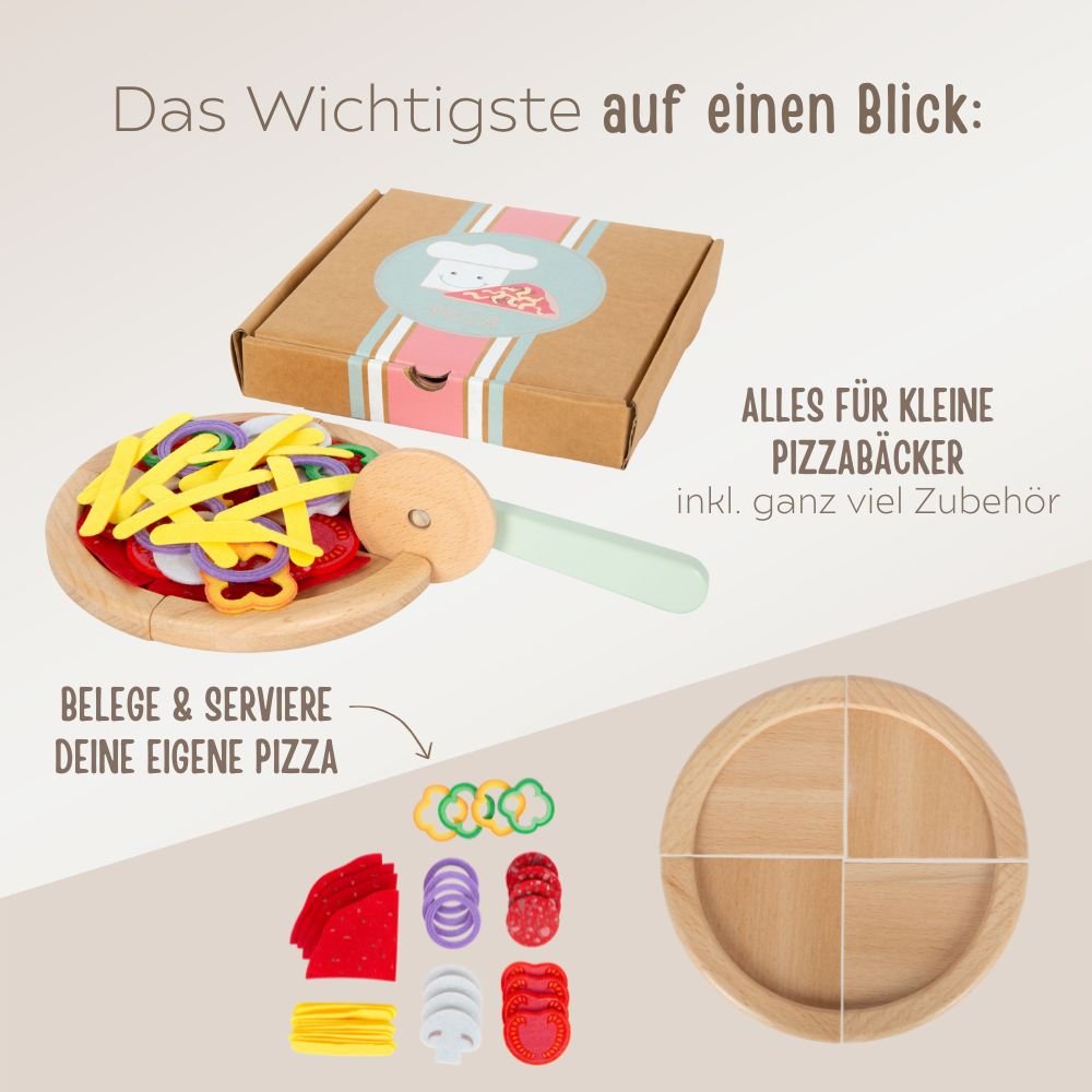 SMALL FOOT Pizza - Set - wunderwunsch
