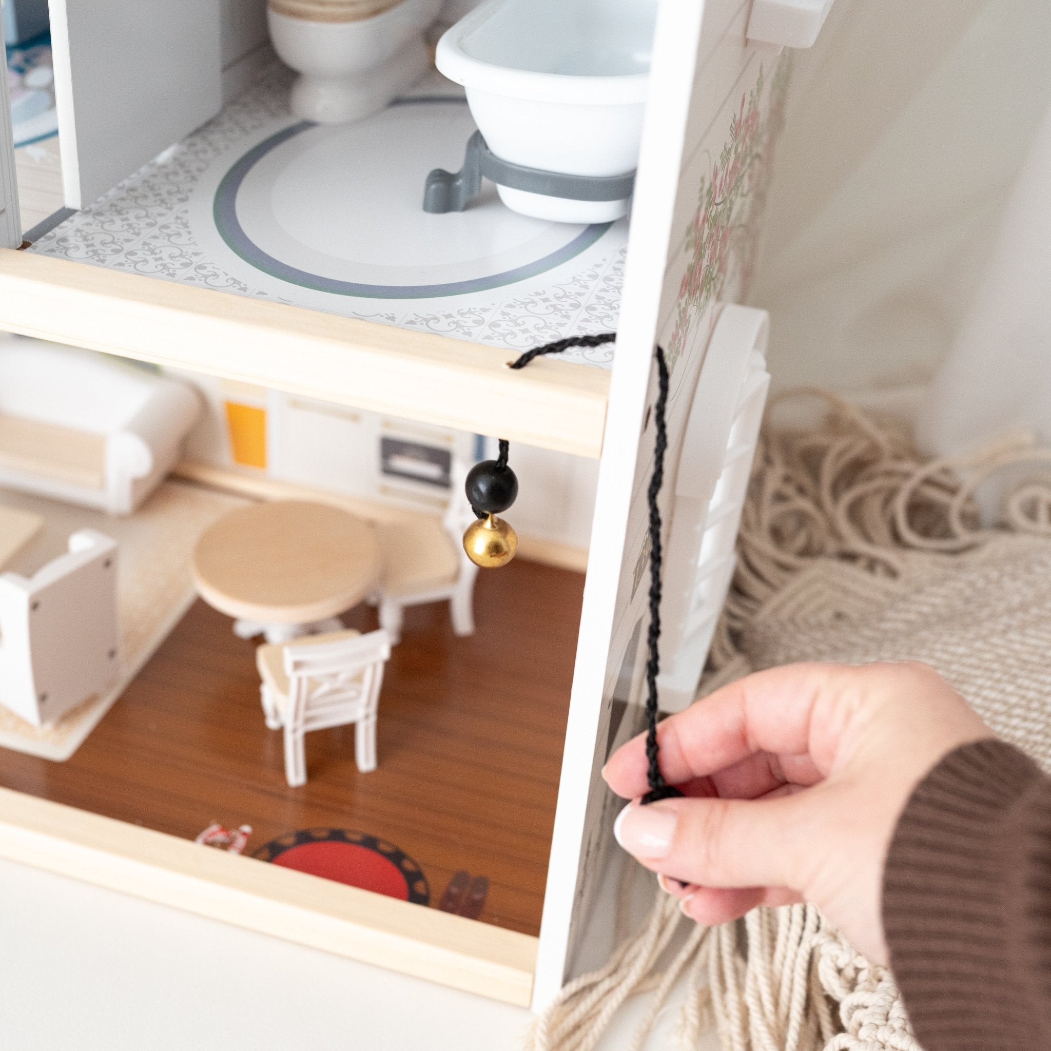 SMALL FOOT Puppenhaus personalisiert - wunderwunsch
