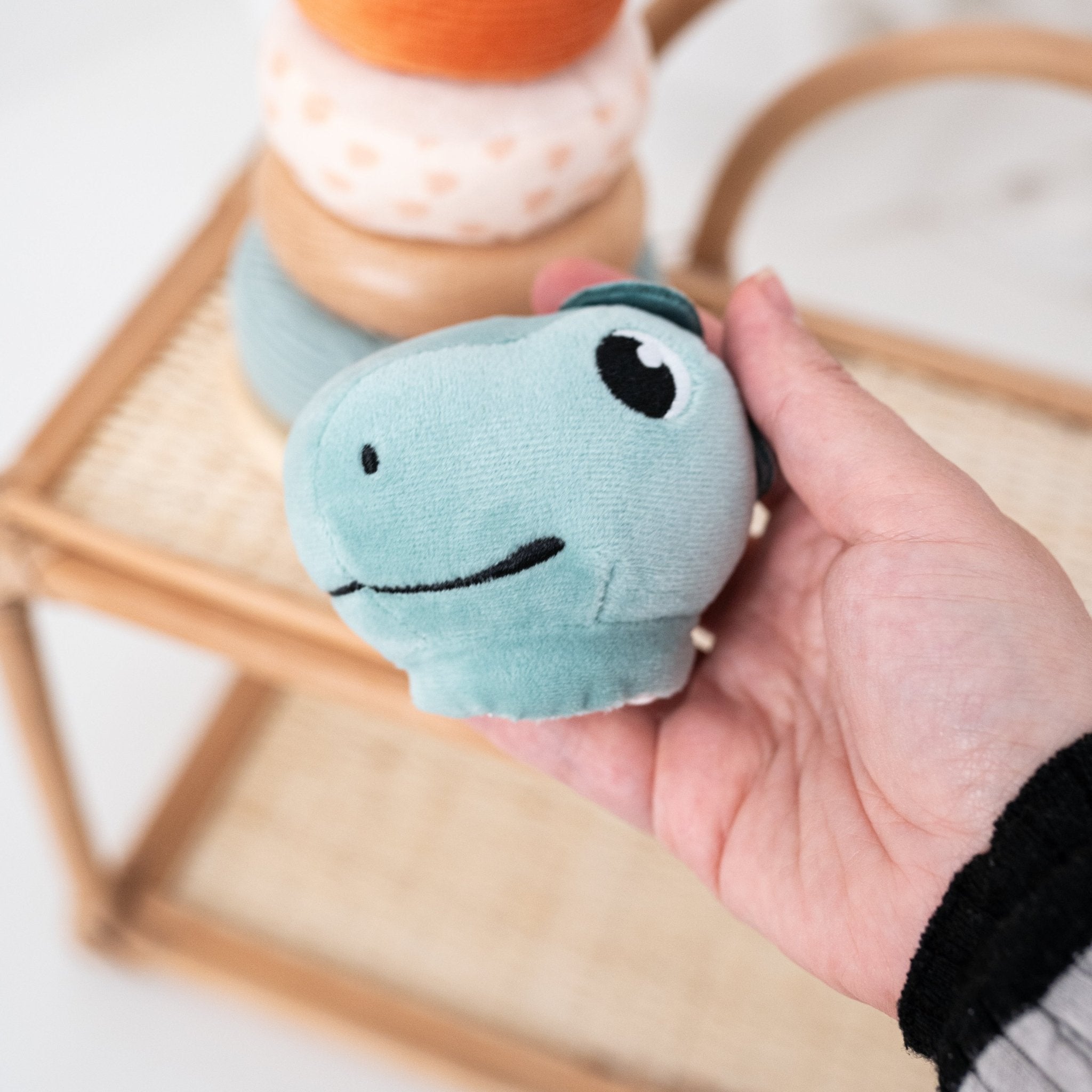 SMALL FOOT Stapelturm Dino Plüsch - wunderwunsch