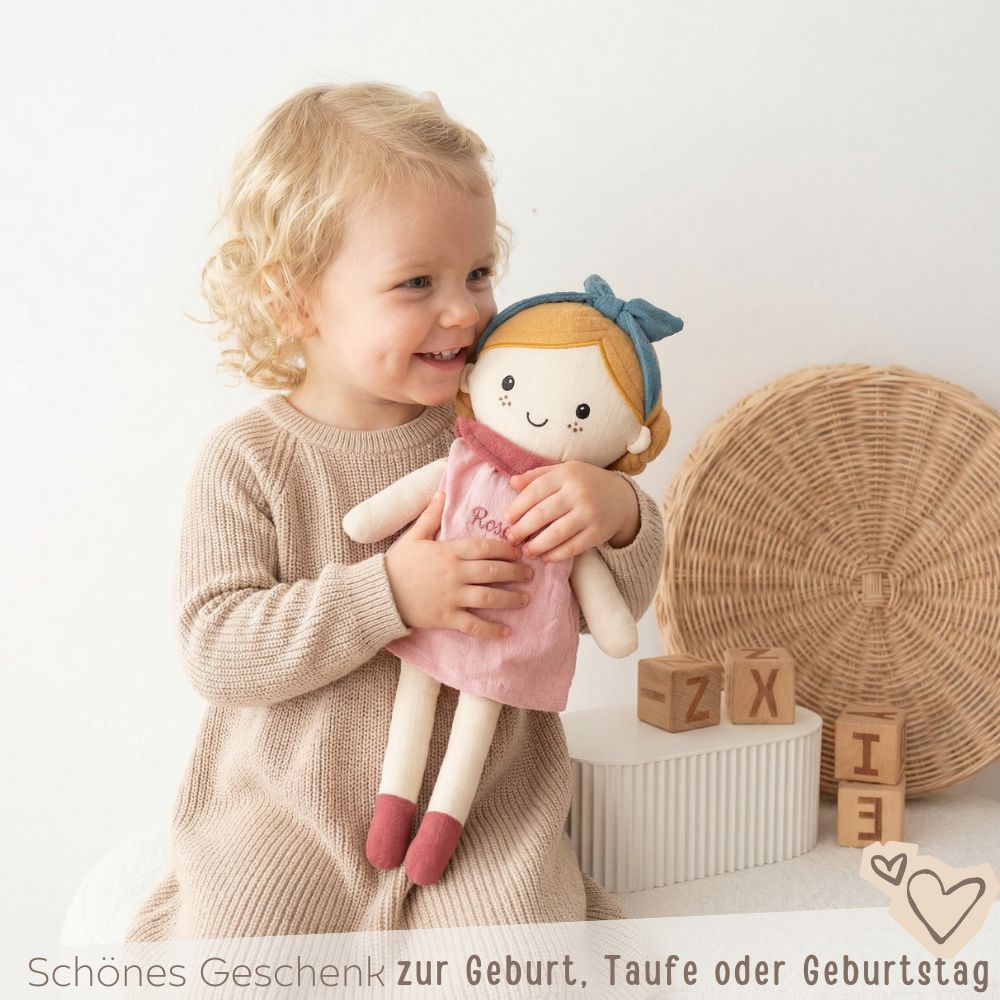 SMALL FOOT Stoffpuppe personalisierbar - wunderwunsch