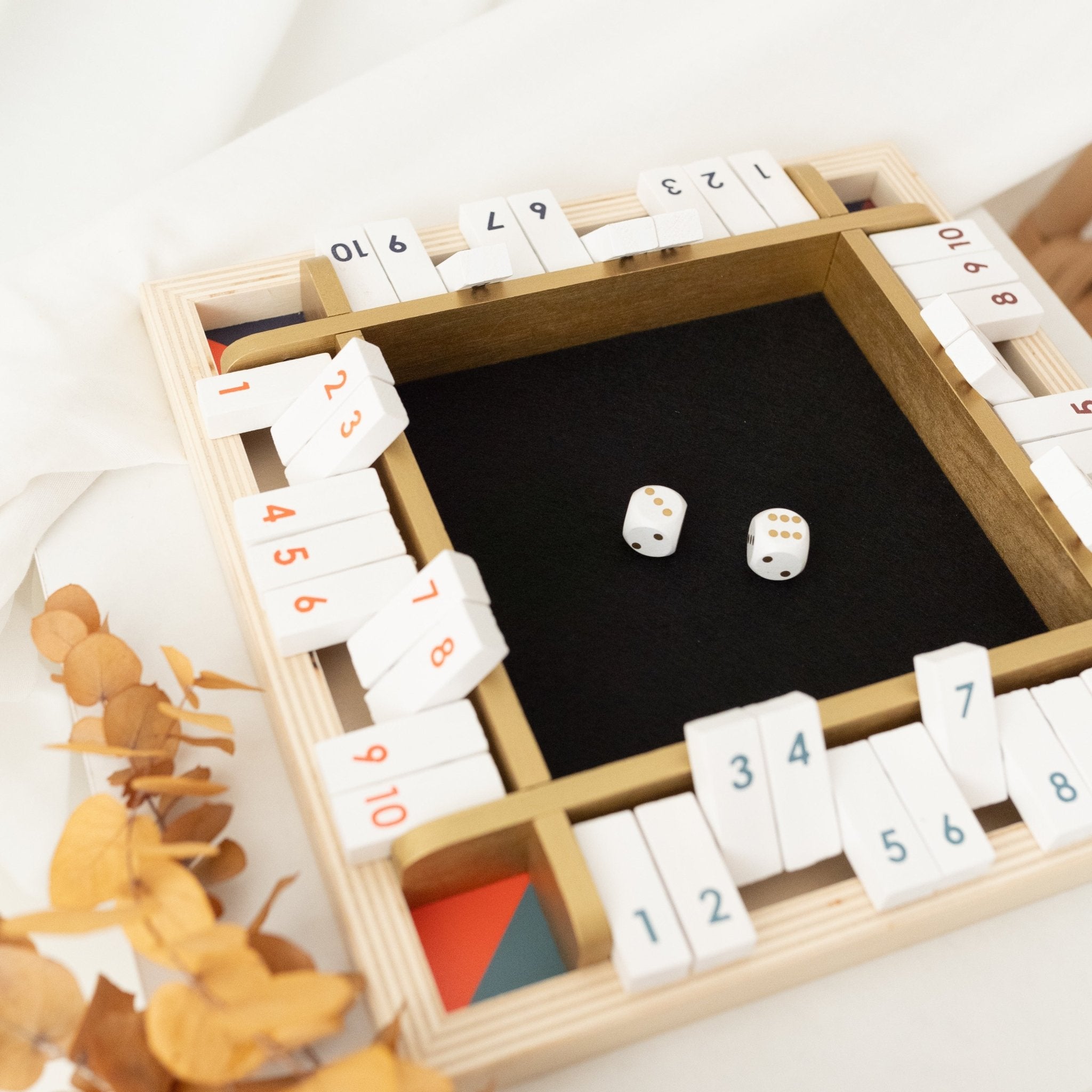 SMALL FOOT Würfelspiel "Shut the box" personalisiert - wunderwunsch