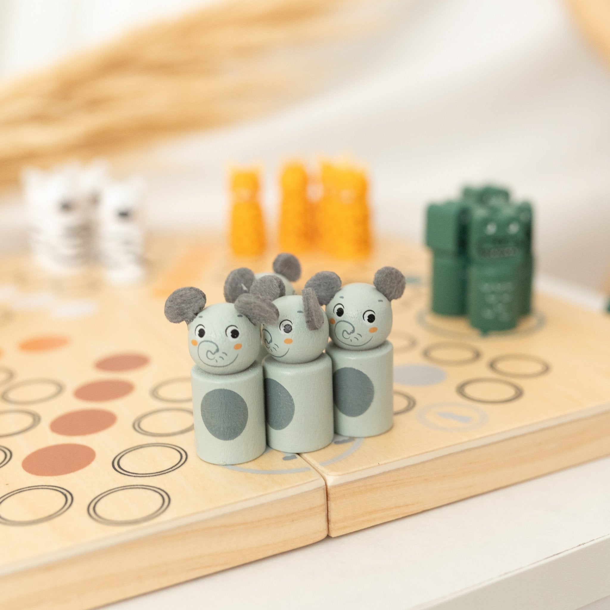 SMALL FOOT XXL Ludo - Spiel Safari für 6 Personen - wunderwunsch