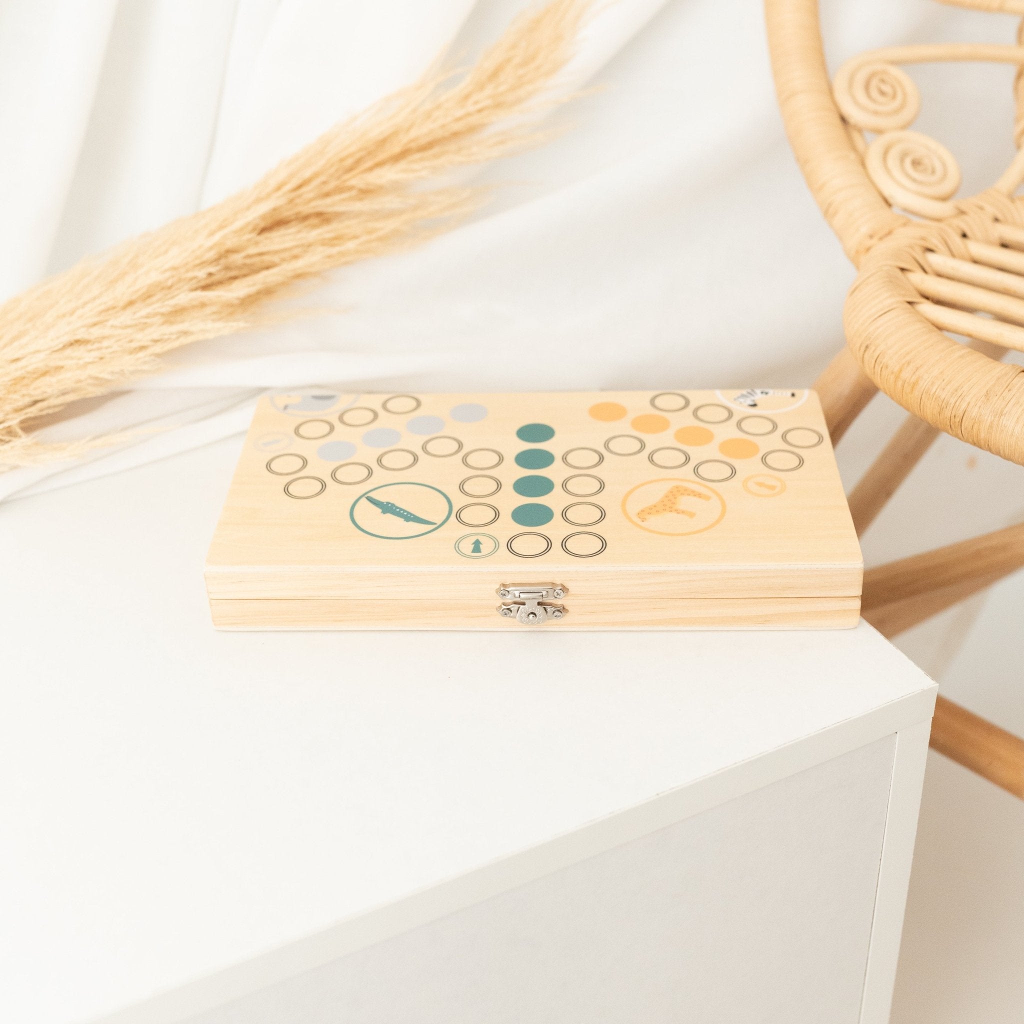 SMALL FOOT XXL Ludo - Spiel Safari für 6 Personen - wunderwunsch