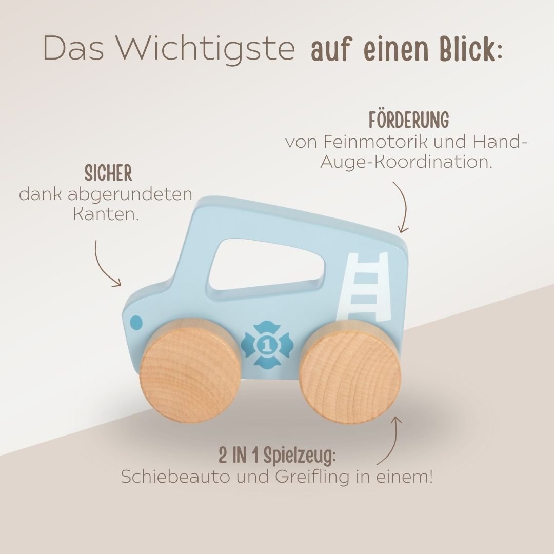 SMALLFOOT Schiebeauto personalisierbar - wunderwunsch