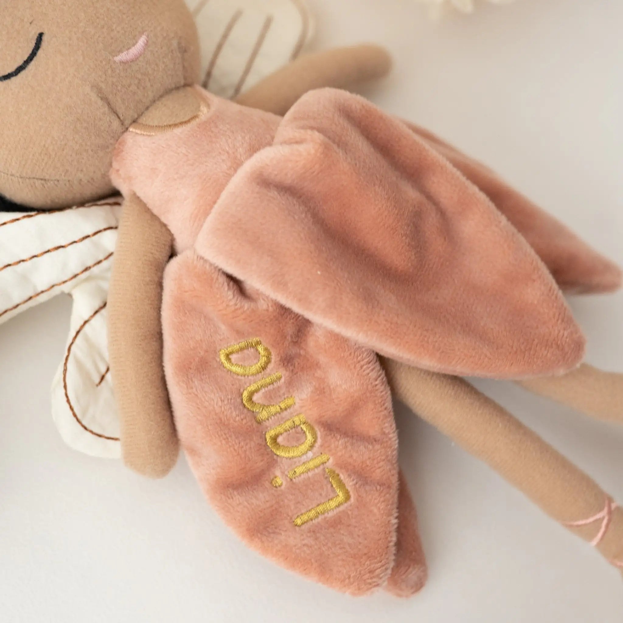 *SONDEREDITION* JOLLEIN Stoffpuppe Fee mit goldenem Stick - wunderwunsch