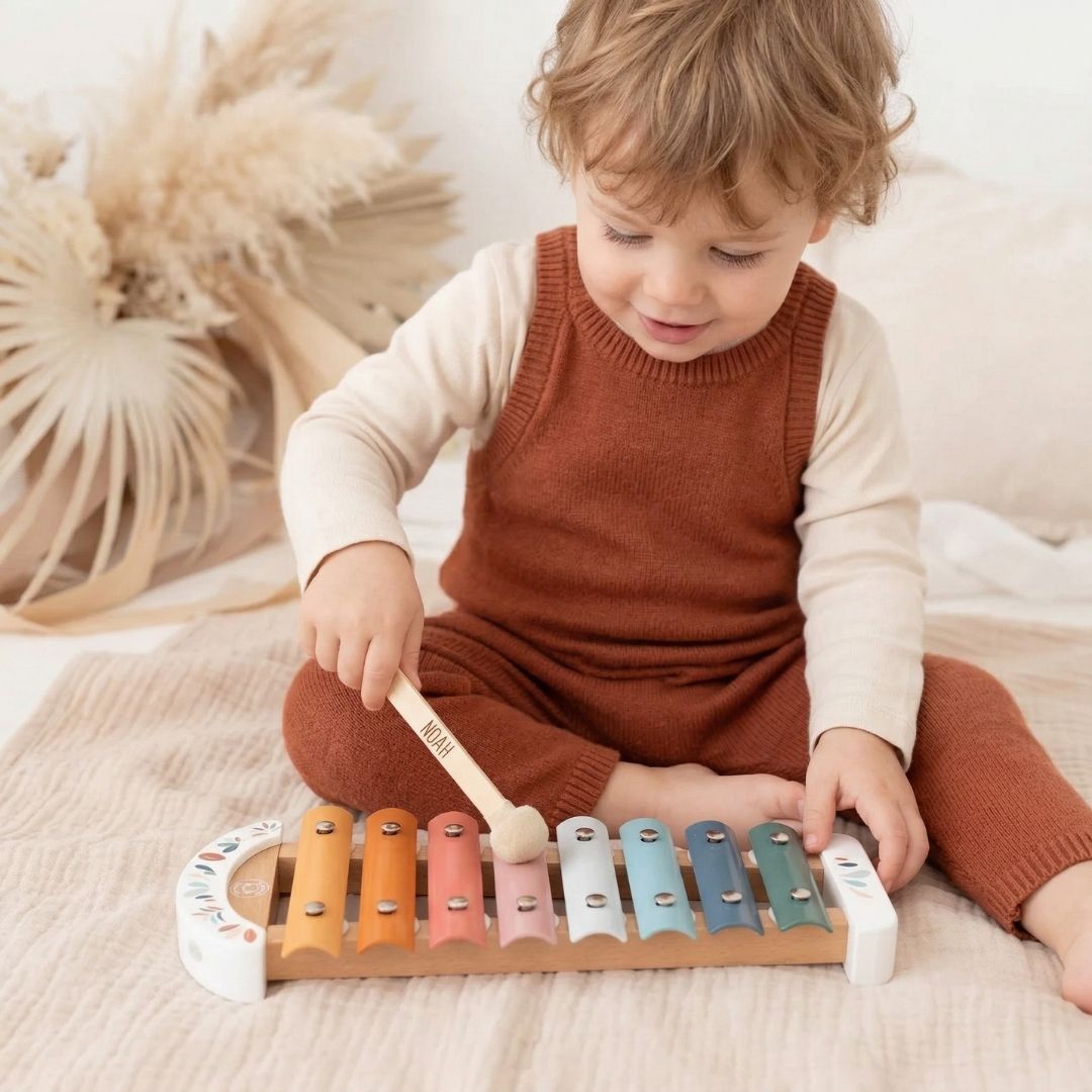 SPEEDY MONEKY Xylophon personalisierbar - wunderwunsch