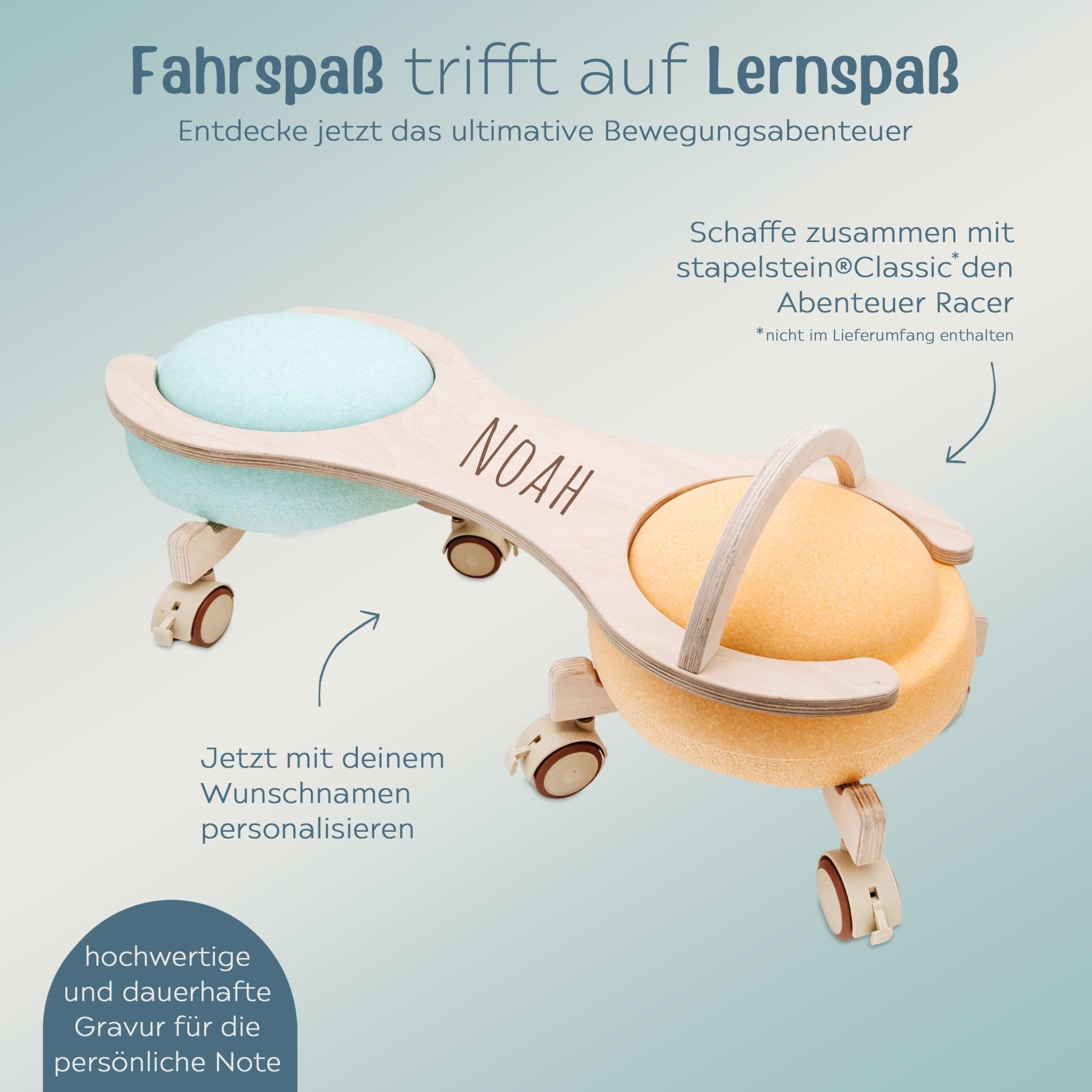 STAPELWELT Abenteuer Racer für stapelstein® - wunderwunsch