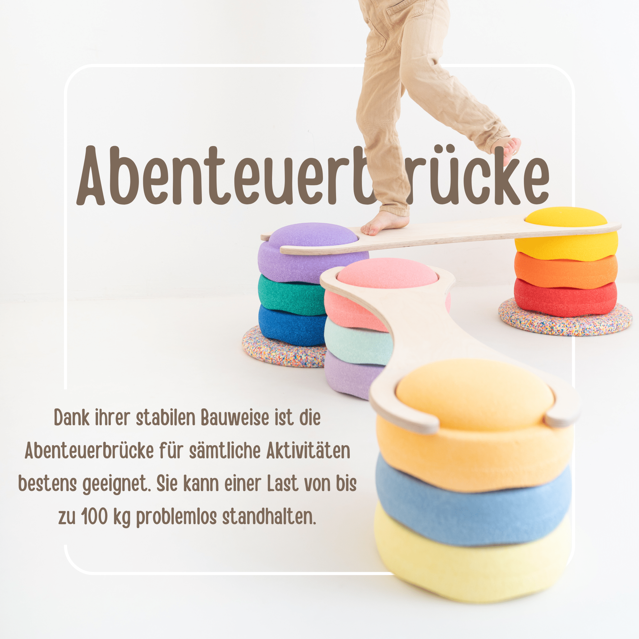 STAPELWELT Abenteuerbrücke für stapelstein® - Tier Aquarell - wunderwunsch