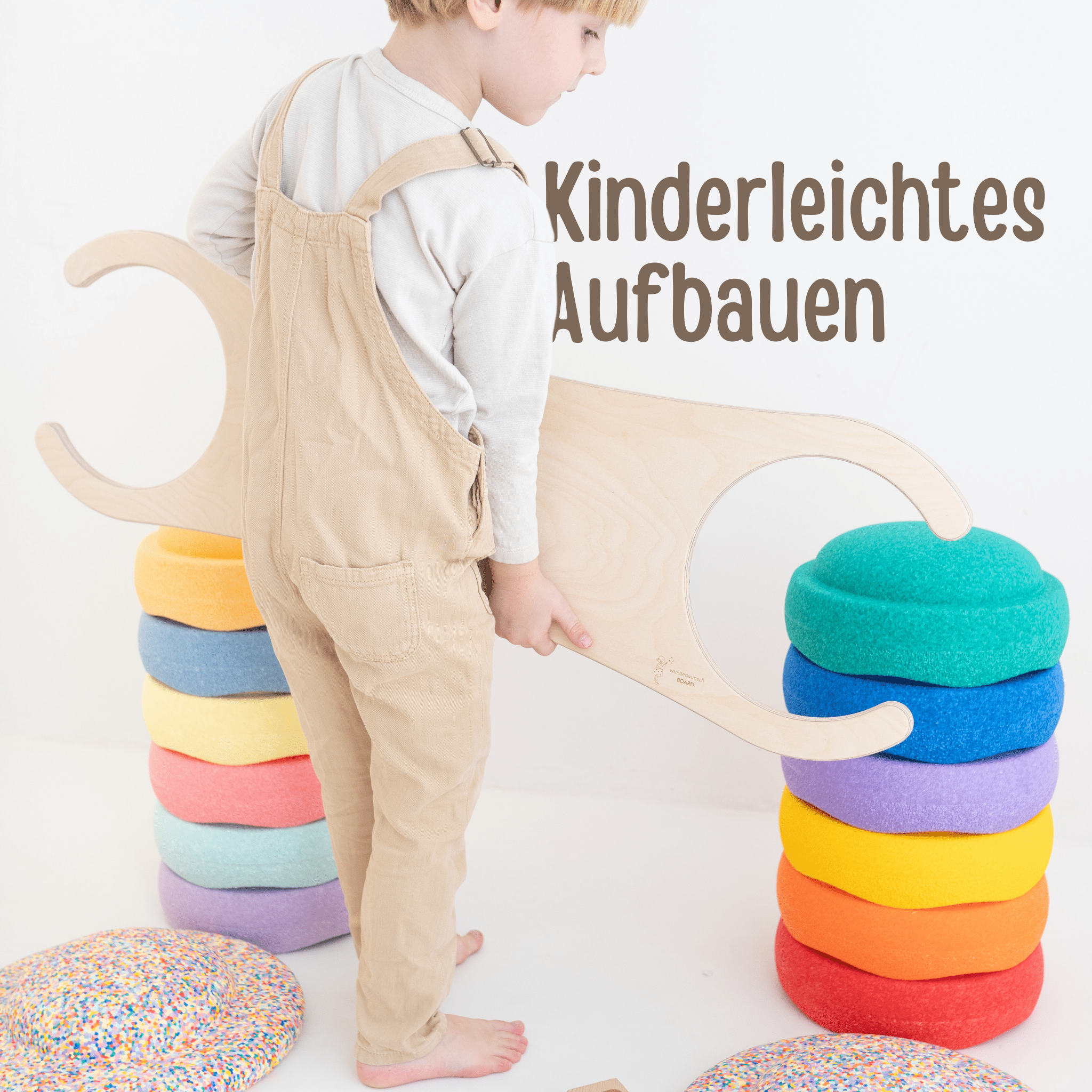 STAPELWELT Abenteuerbrücke für stapelstein® - Tier Aquarell - wunderwunsch