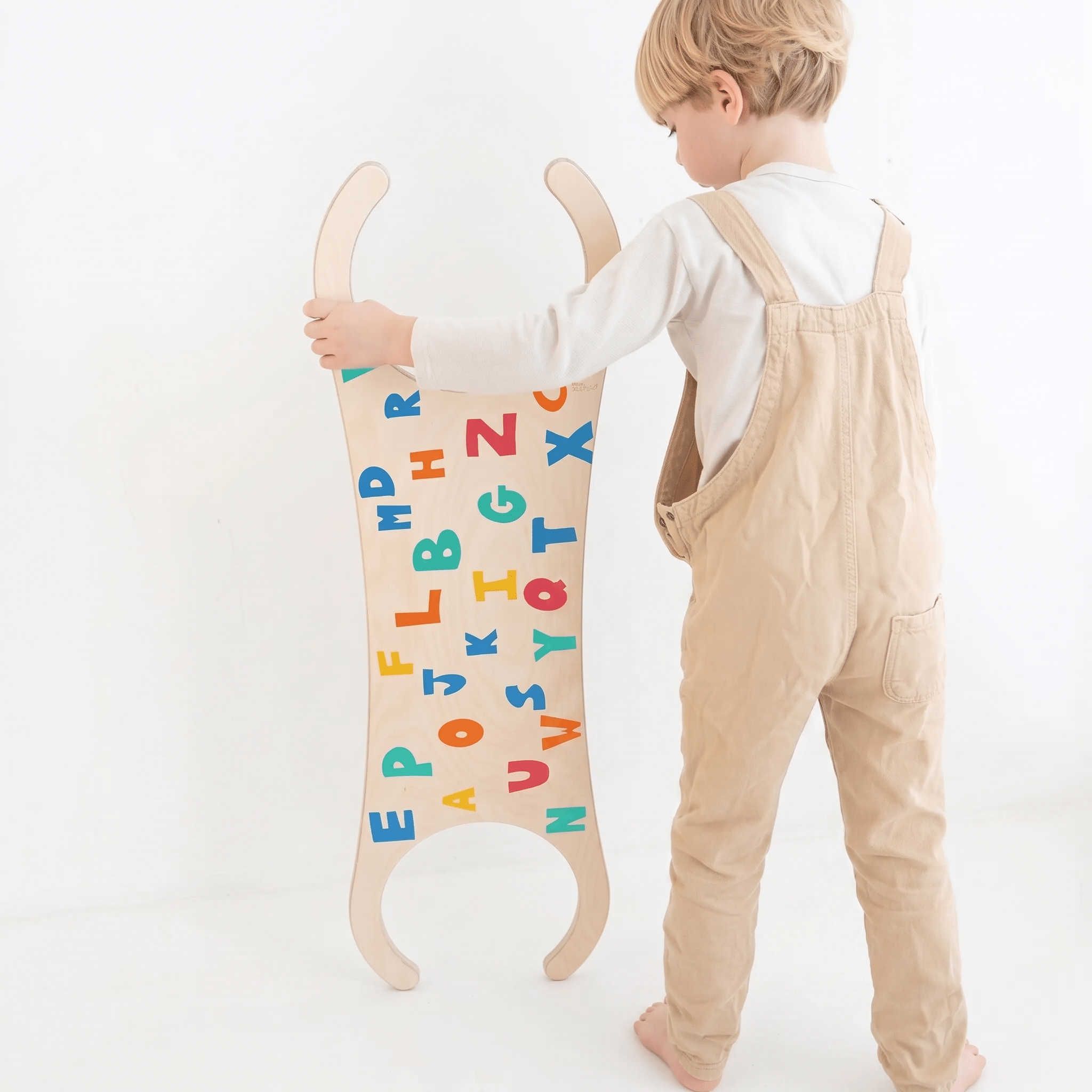 STAPELWELT Abenteuerbrücke aus Holz - ABC - wunderwunsch