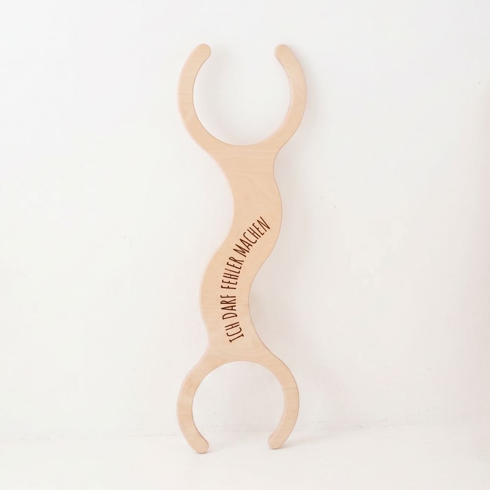STAPELWELT Abenteuerbrücke aus Holz - Affirmationen - wunderwunsch