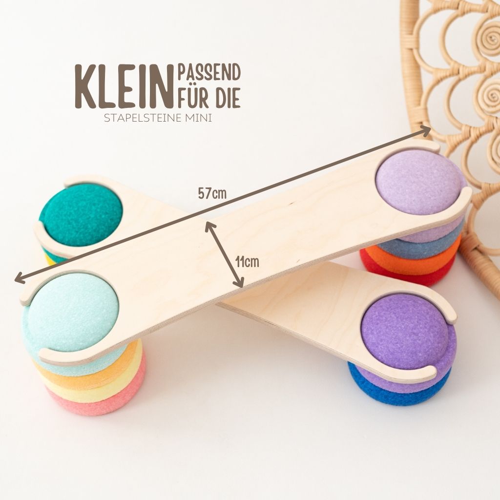 STAPELWELT Abenteuerbrücke MINI aus Holz - wunderwunsch