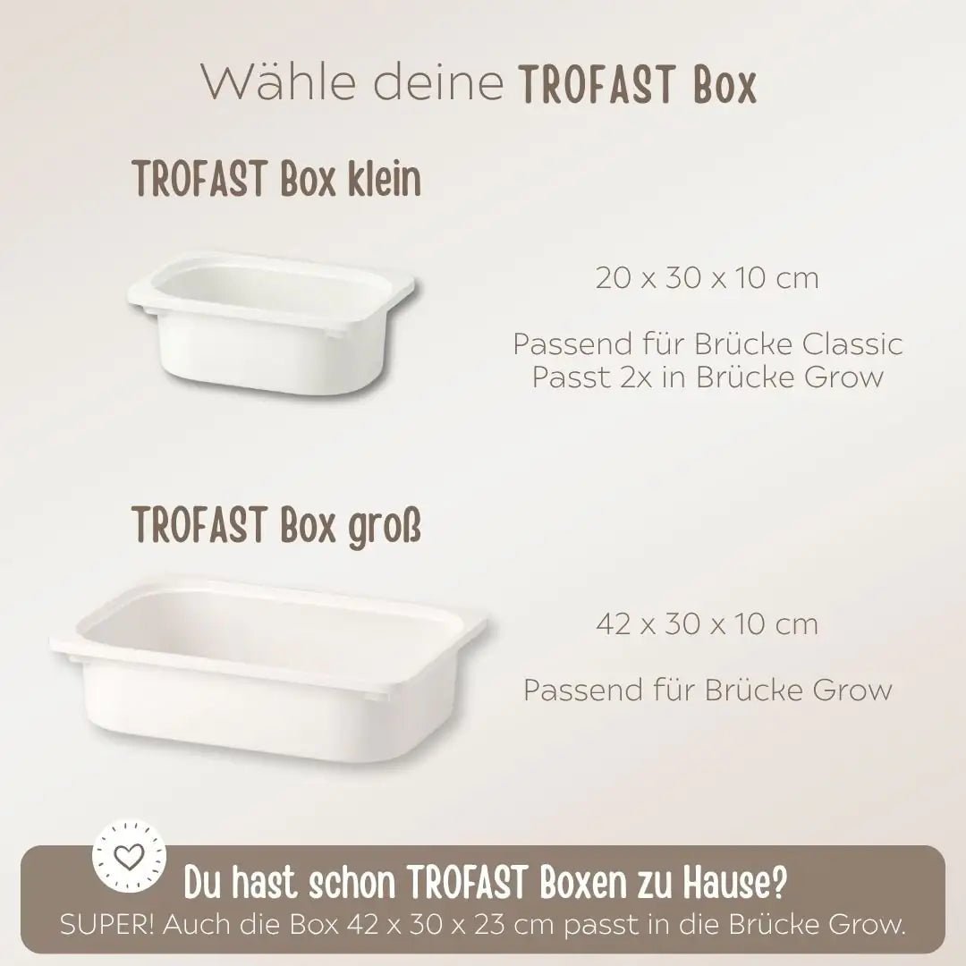 STAPELWELT Abenteuerbrücke mit Trofast - Einsatz für stapelstein® - wunderwunsch