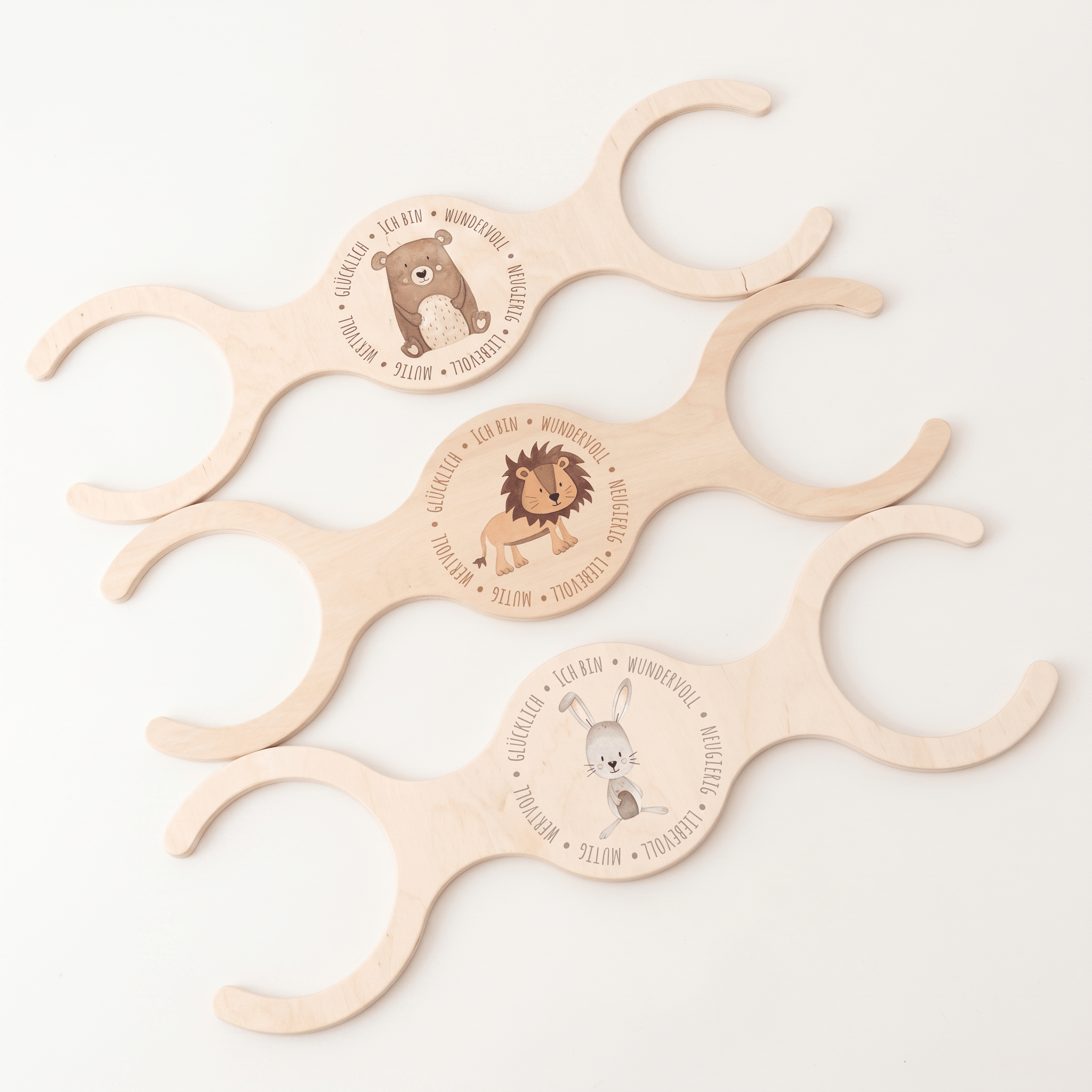 STAPELWELT Abenteuerbrücke "Sonne" aus Holz - Affirmationen - wunderwunsch