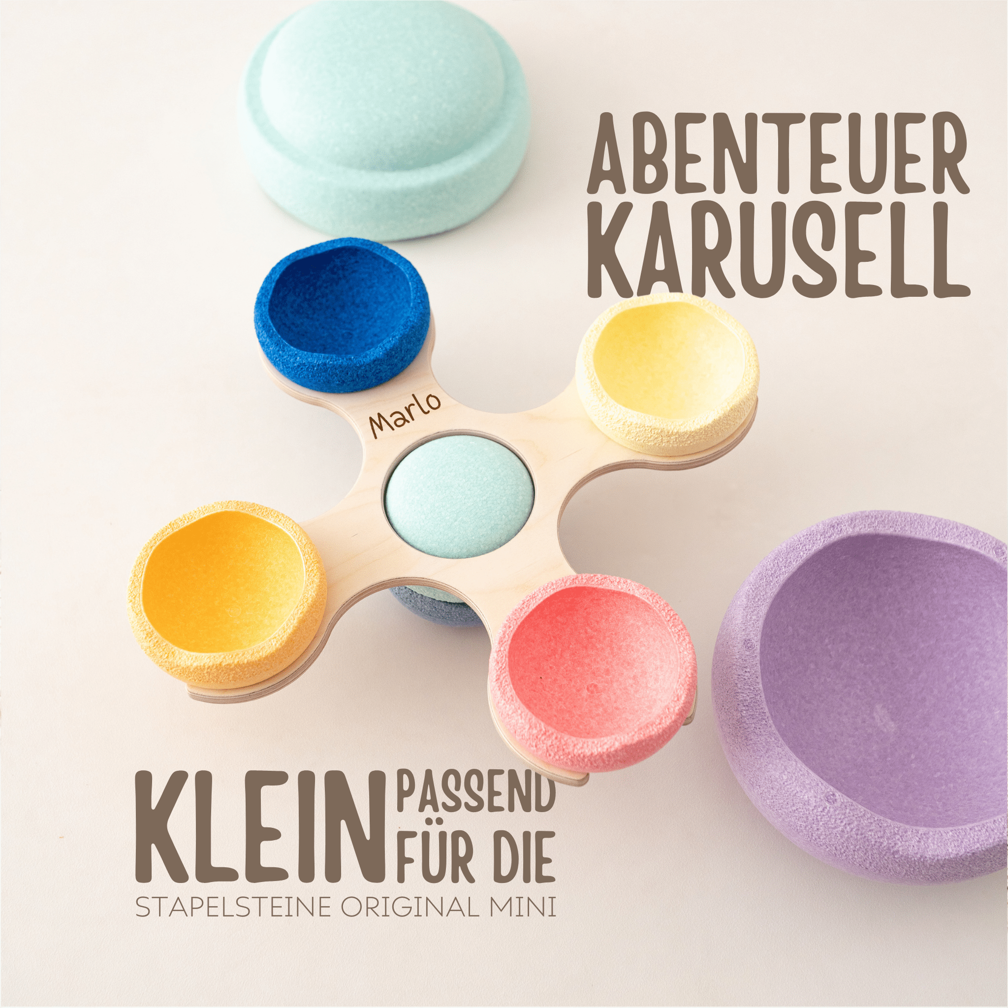 STAPELWELT Abenteuerkarussell für stapelstein® - wunderwunsch