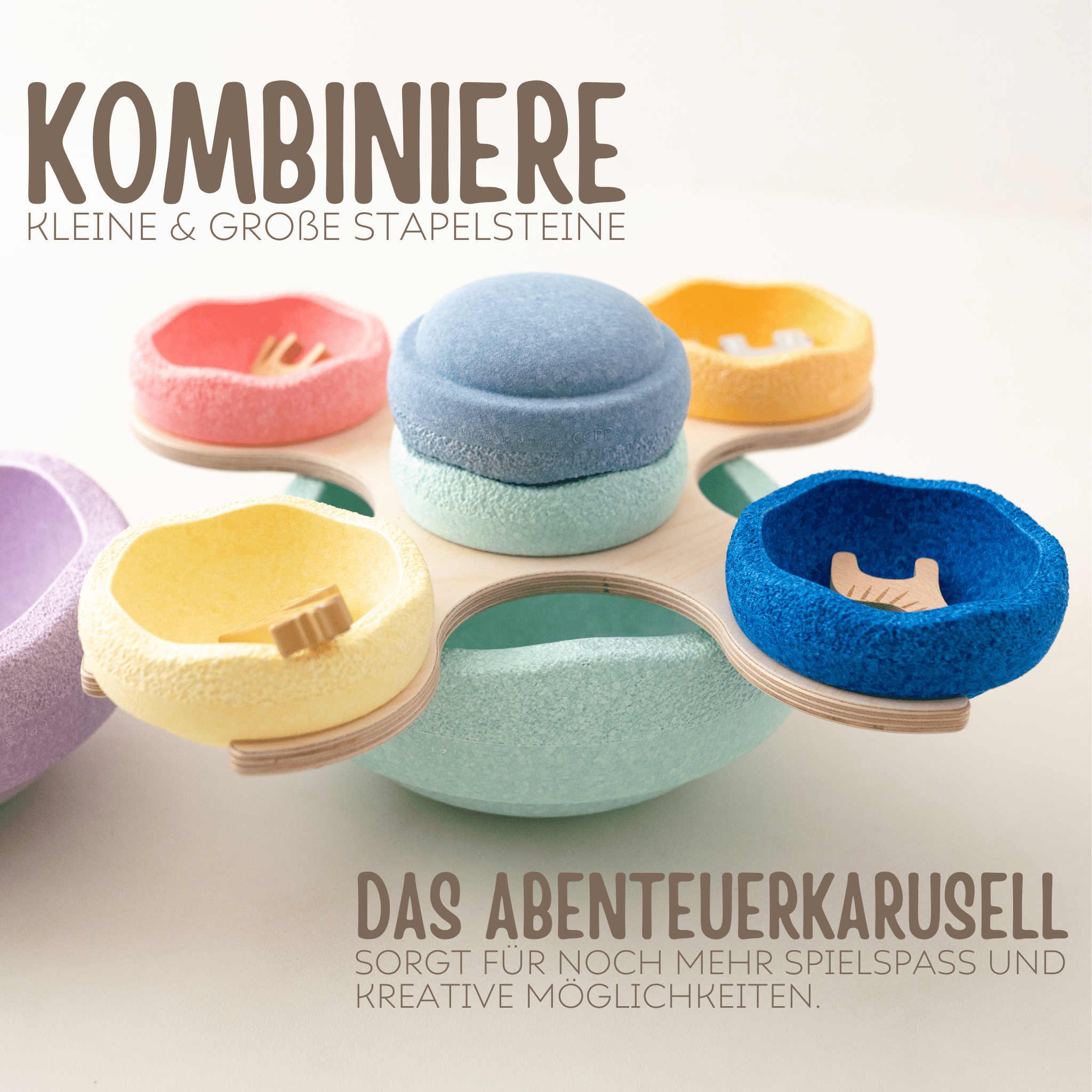 STAPELWELT Abenteuerkarussell für stapelstein® - wunderwunsch