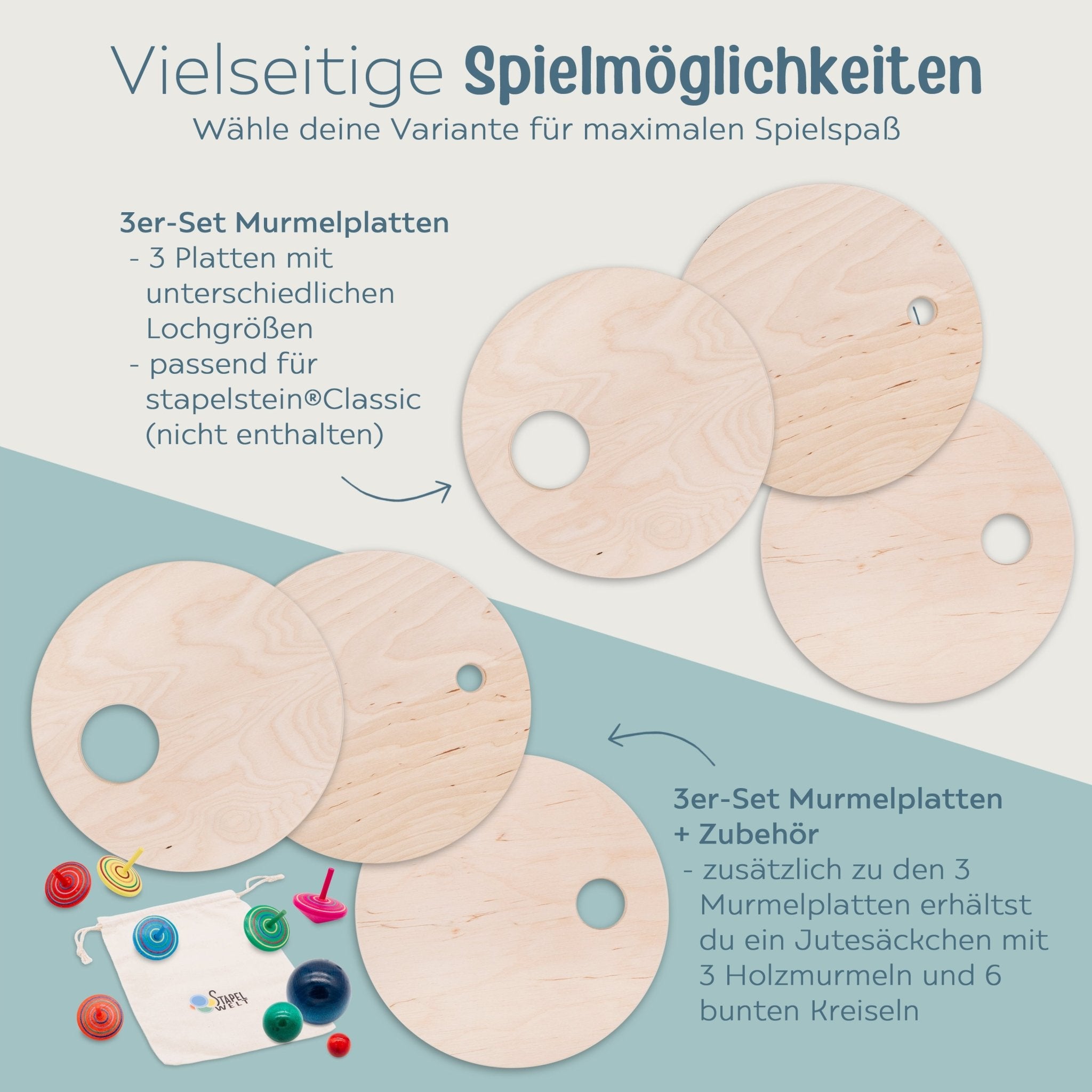 STAPELWELT Abenteuerplatten für stapelstein® - wunderwunsch