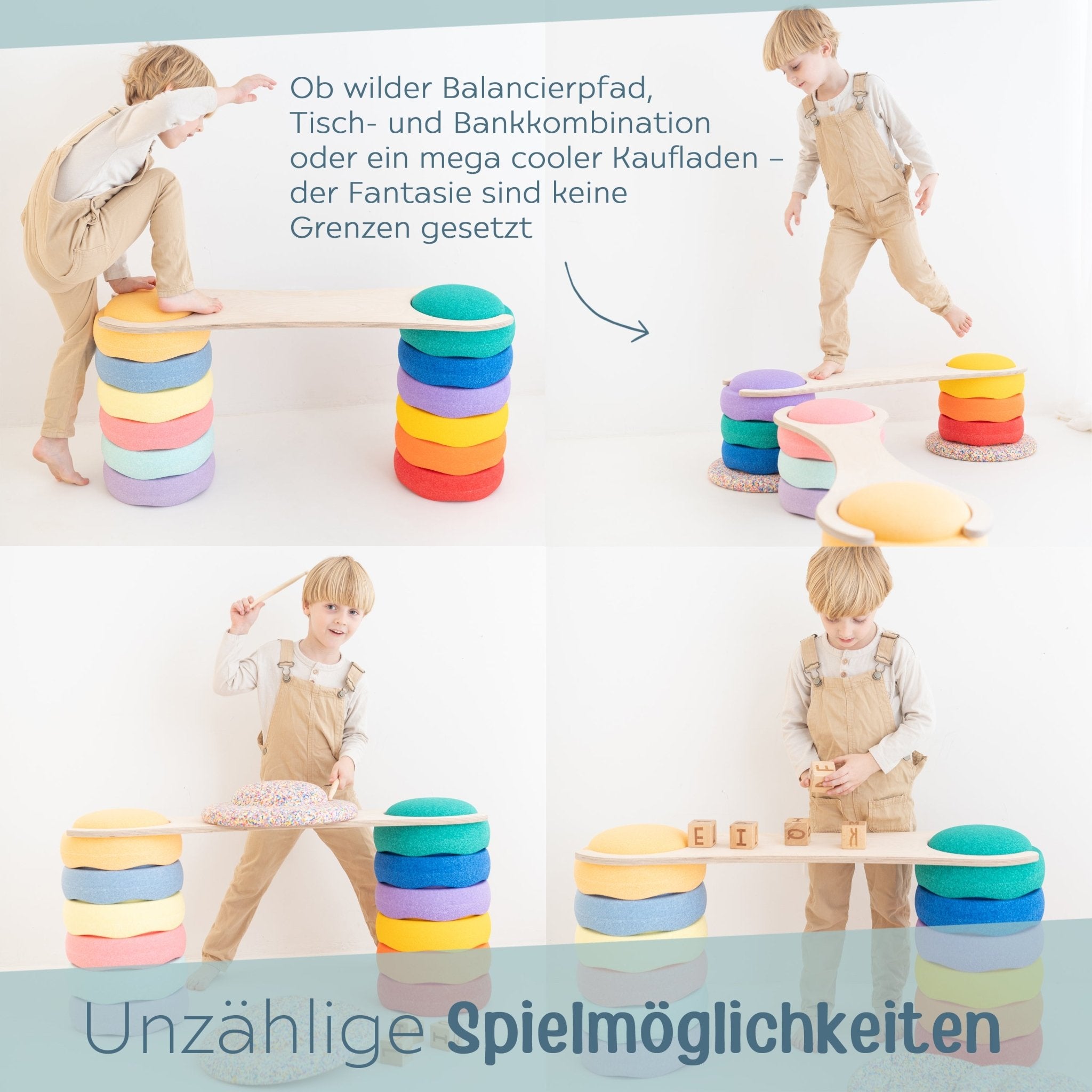 STAPELWELT "Affirmationen" Abenteuerbrücke für stapelstein® - wunderwunsch