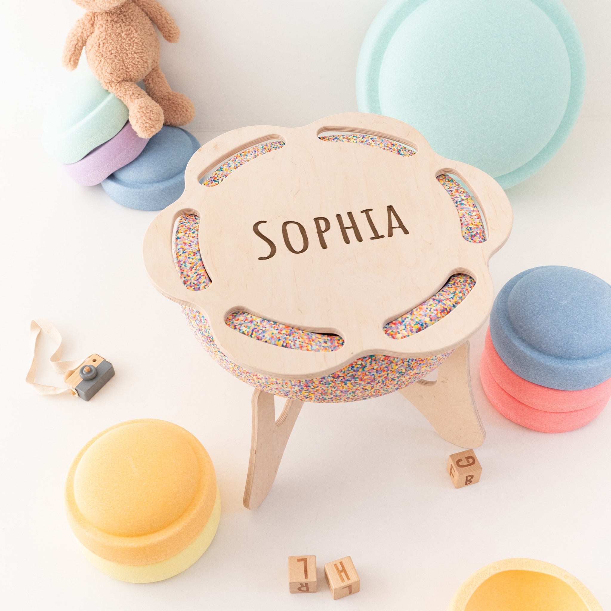 STAPELWELT Blumen - Spieltisch für stapelstein® Grow - wunderwunsch