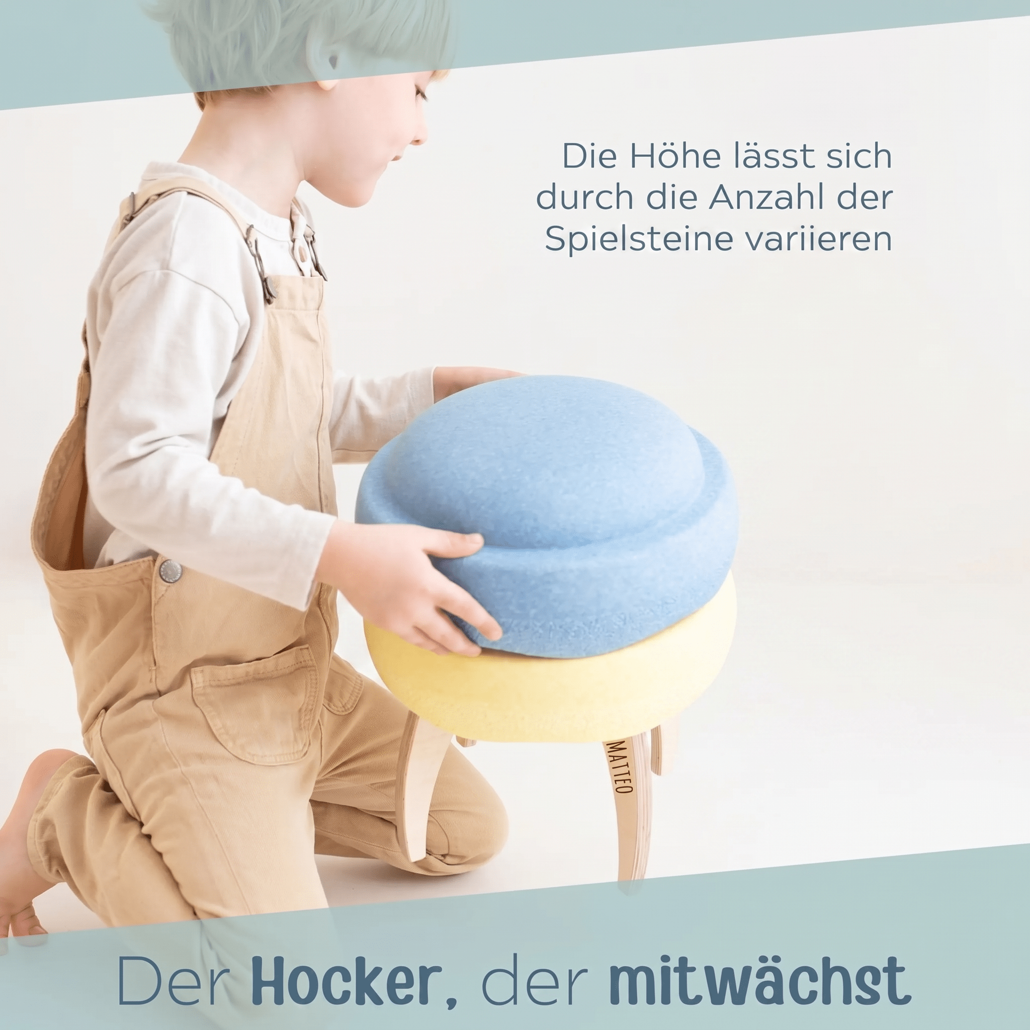 STAPELWELT Hocker aus Holz - wunderwunsch