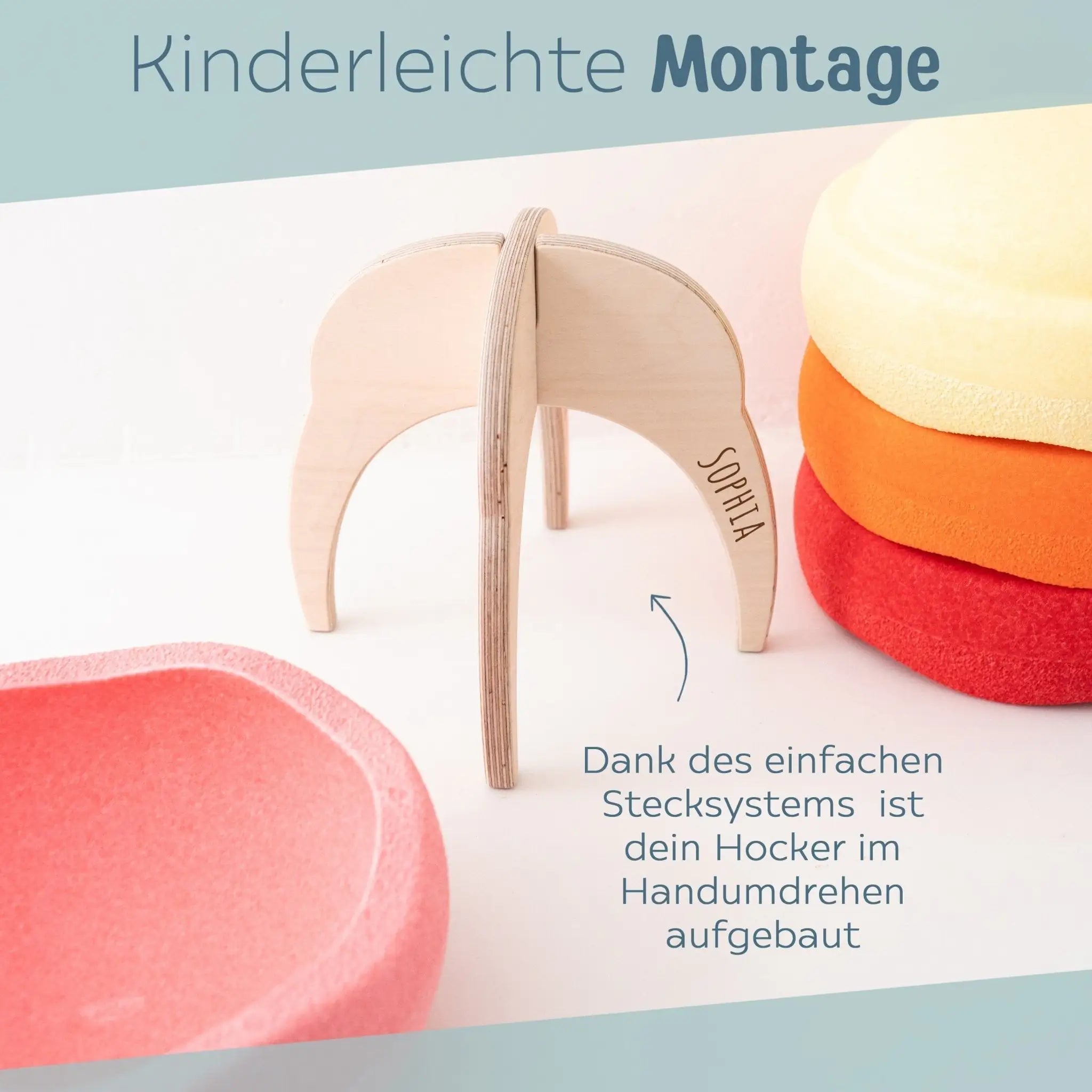 STAPELWELT Hocker für stapelstein® - wunderwunsch