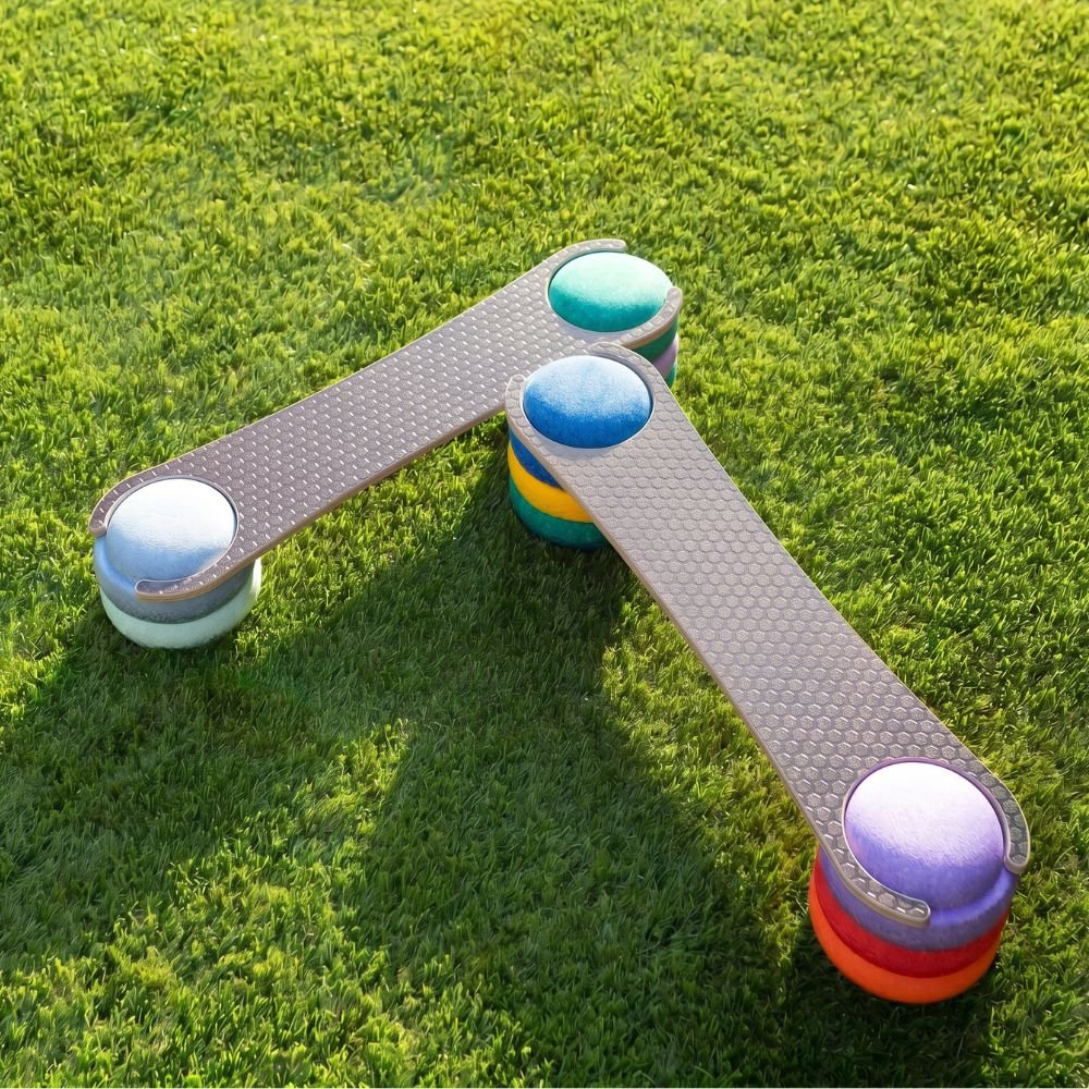 STAPELWELT Outdoor Abenteuerbrücke MINI aus Holz - wunderwunsch