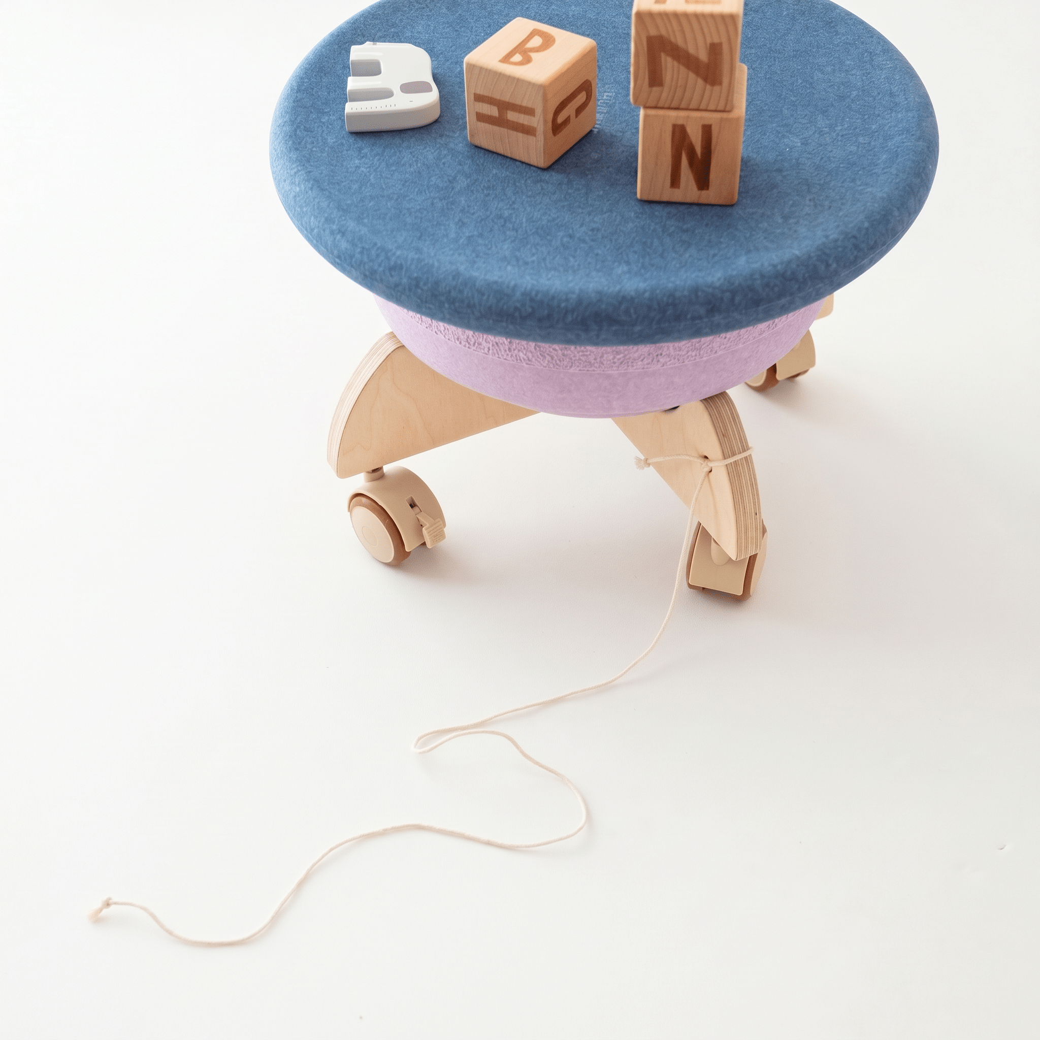 STAPELWELT Rollhocker 2.0 aus Holz - wunderwunsch