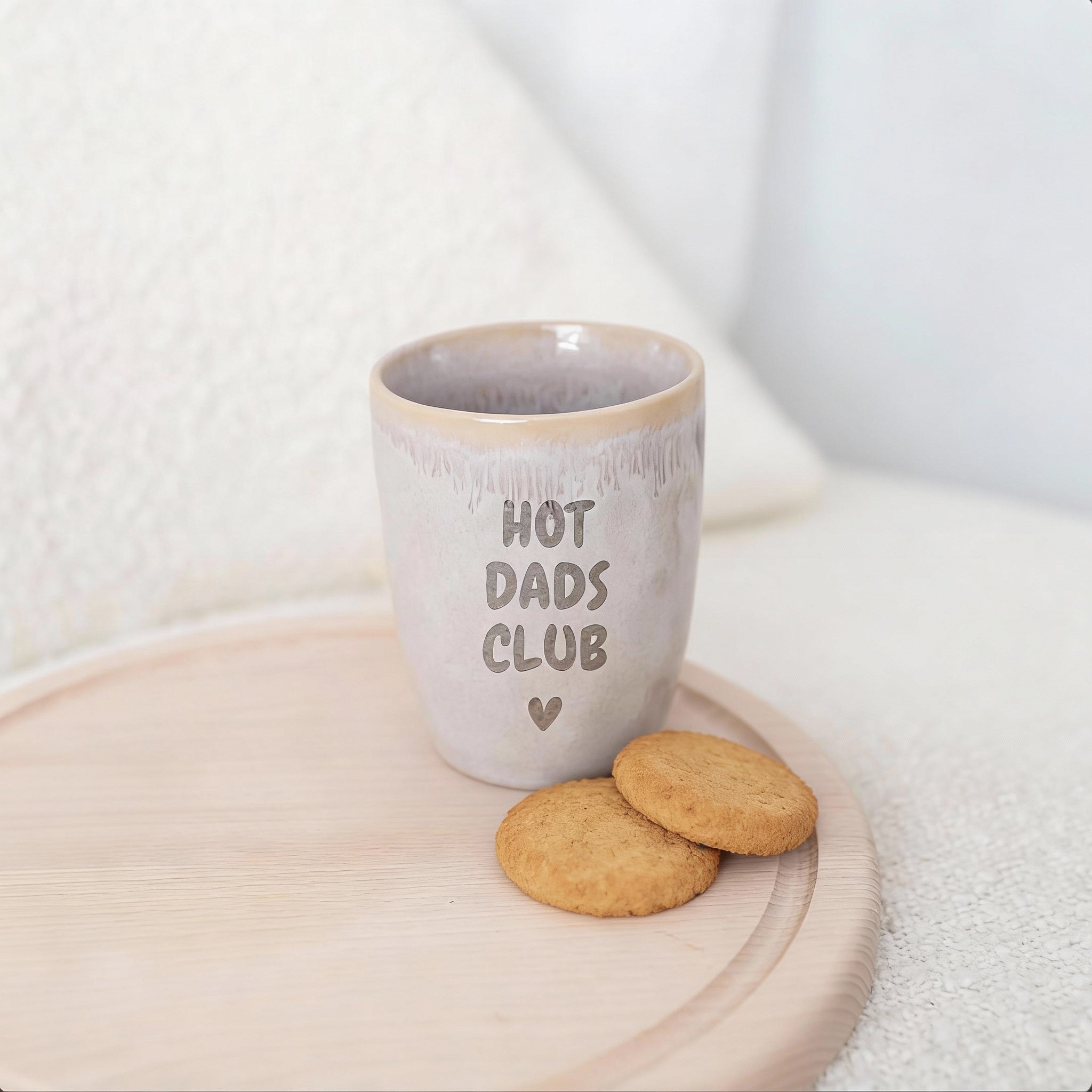 Steingut Becher - Dads Club - wunderwunsch