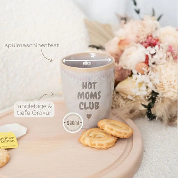 Steingut Becher - Moms Club - wunderwunsch