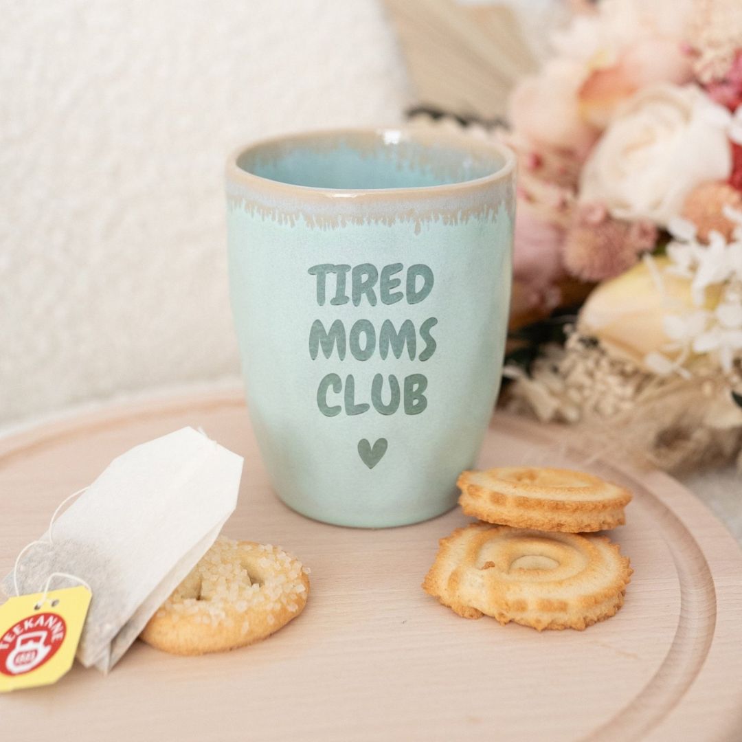 Steingut Becher - Moms Club - wunderwunsch