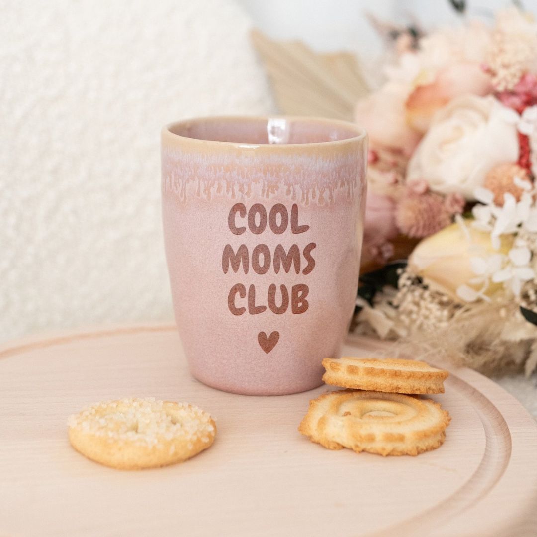 Steingut Becher - Moms Club - wunderwunsch
