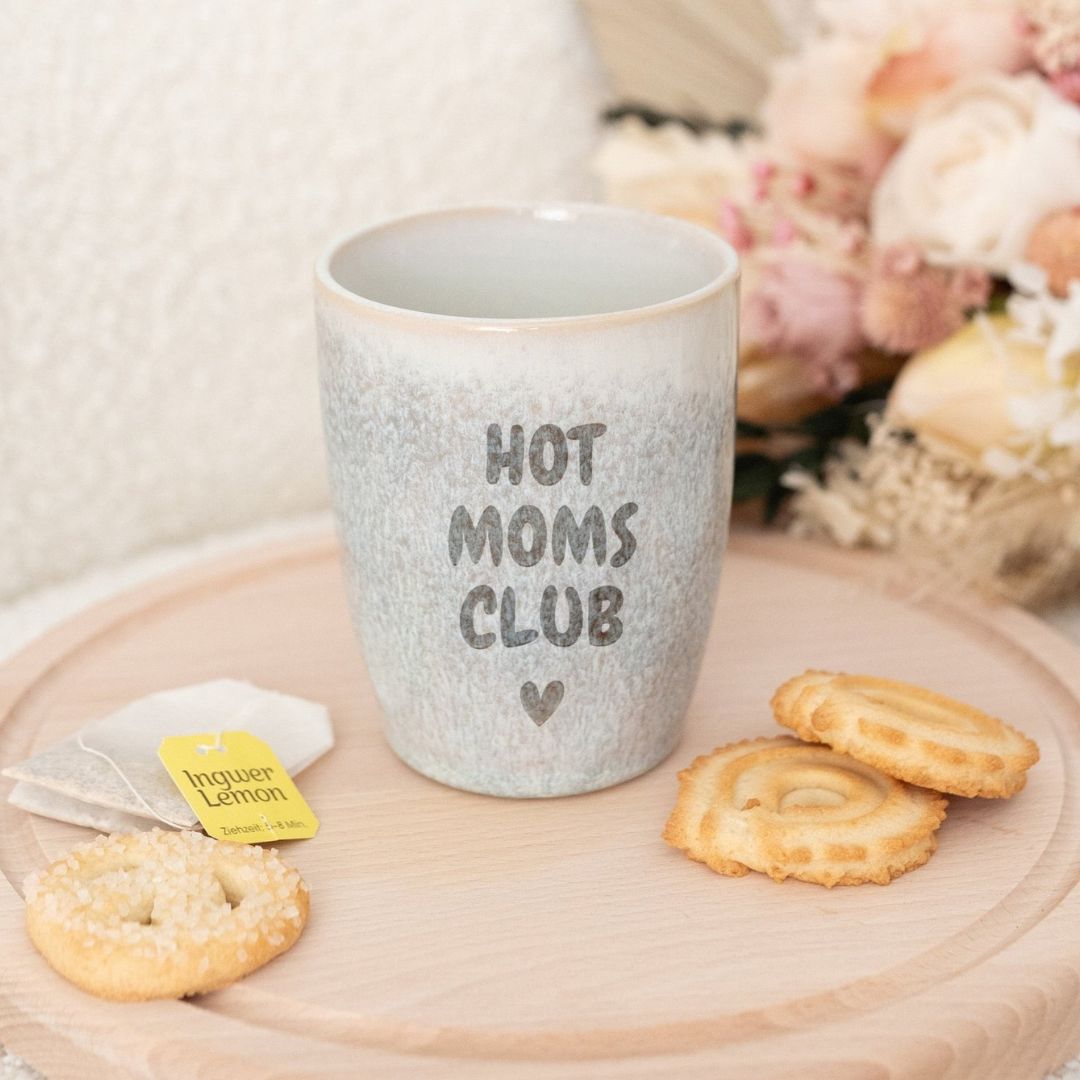 Steingut Becher - Moms Club - wunderwunsch