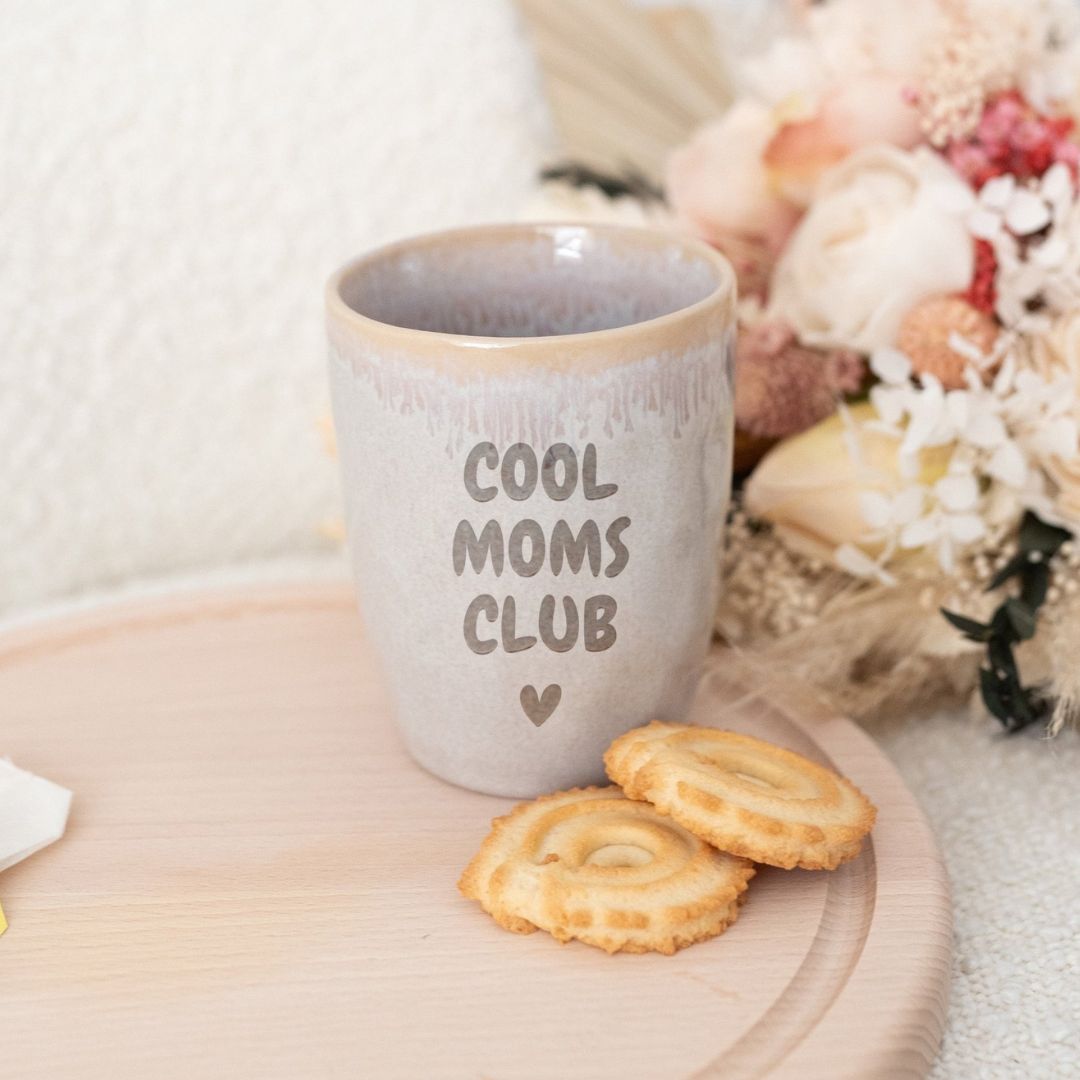 Steingut Becher - Moms Club - wunderwunsch