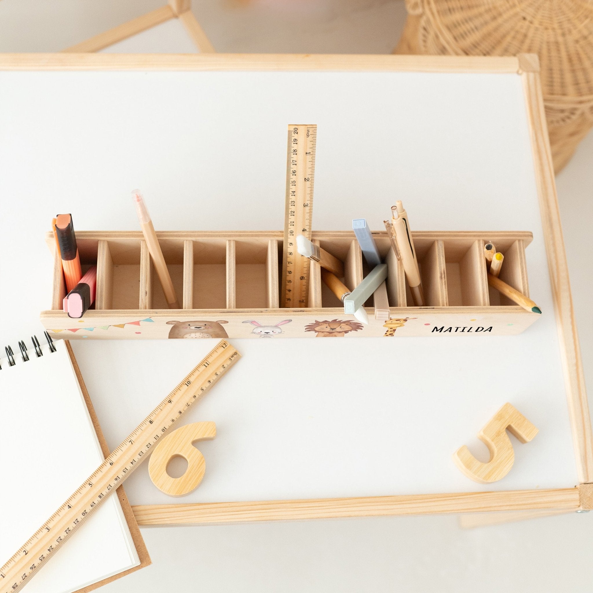 Stifteheld Tiere unten Girlande - wunderwunsch