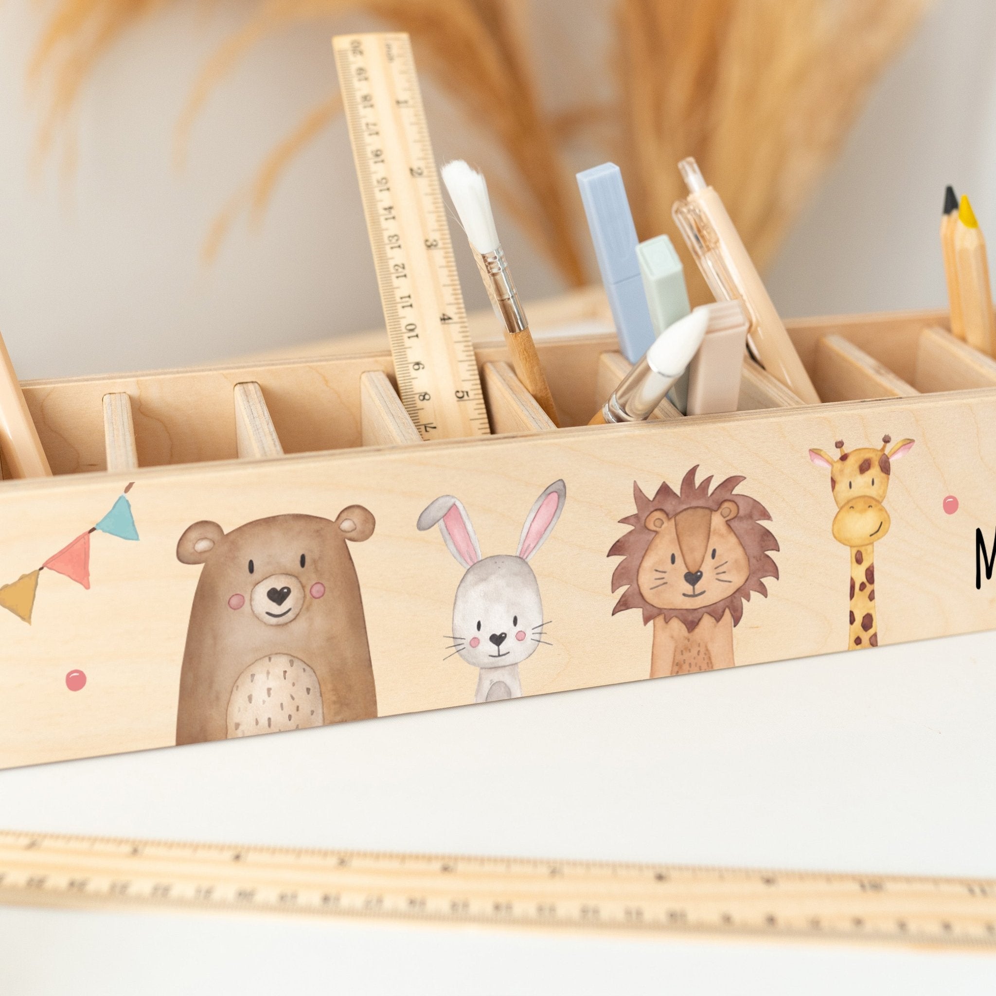 Stifteheld Tiere unten Girlande - wunderwunsch