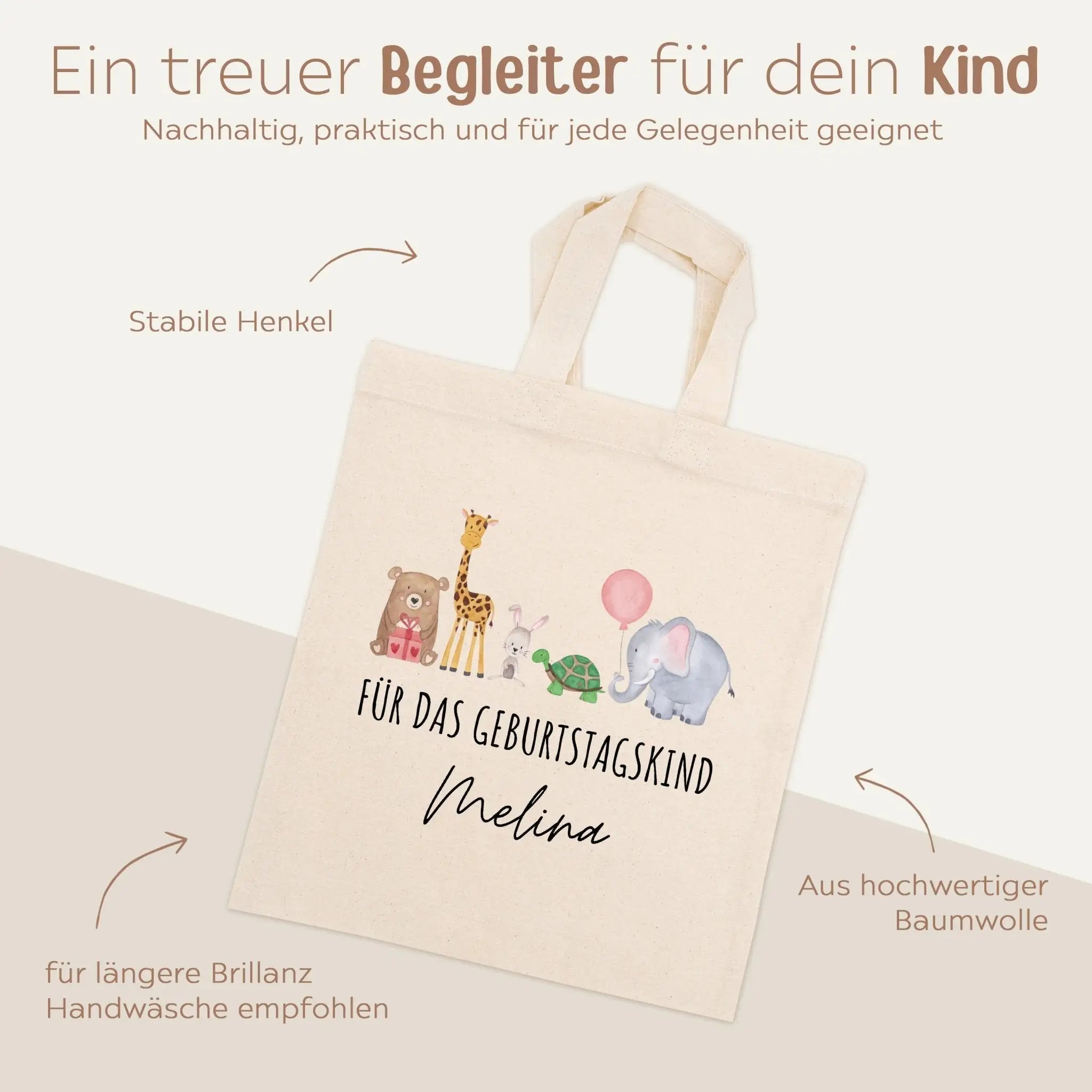 Stoffbeutel "Geburtstagskind" personalisiert - wunderwunsch
