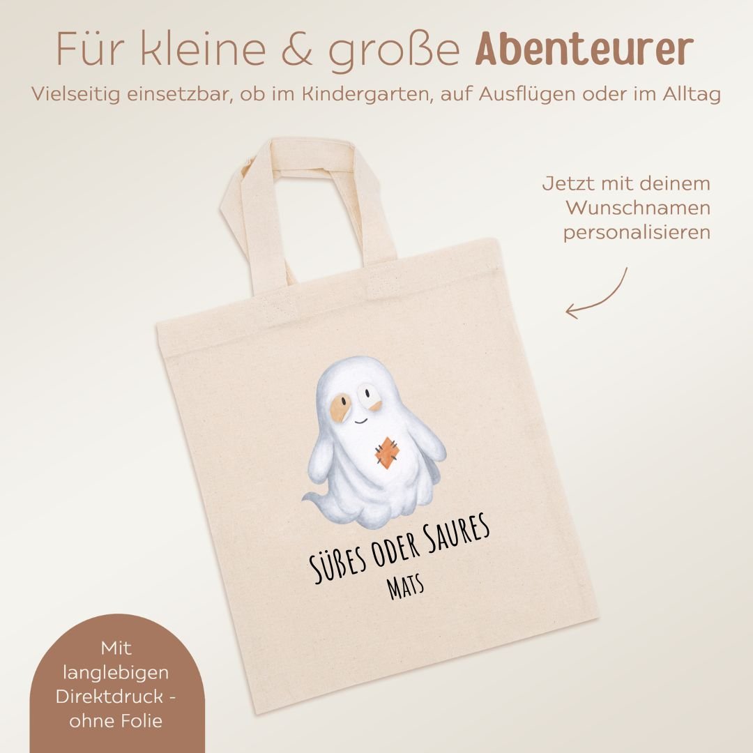 Stoffbeutel "Halloween" personalisiert - wunderwunsch